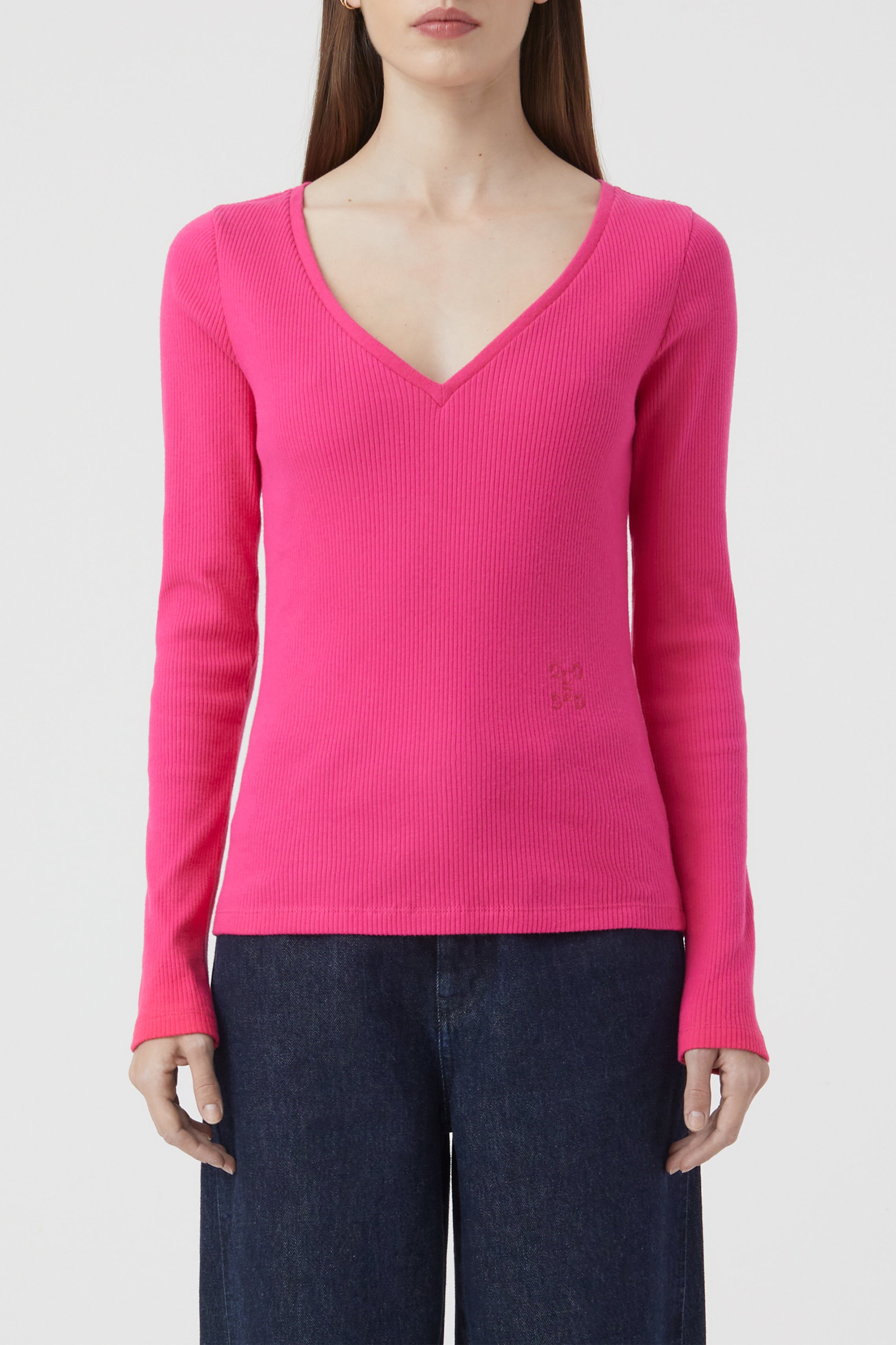 V NECK LONGSLEEVE