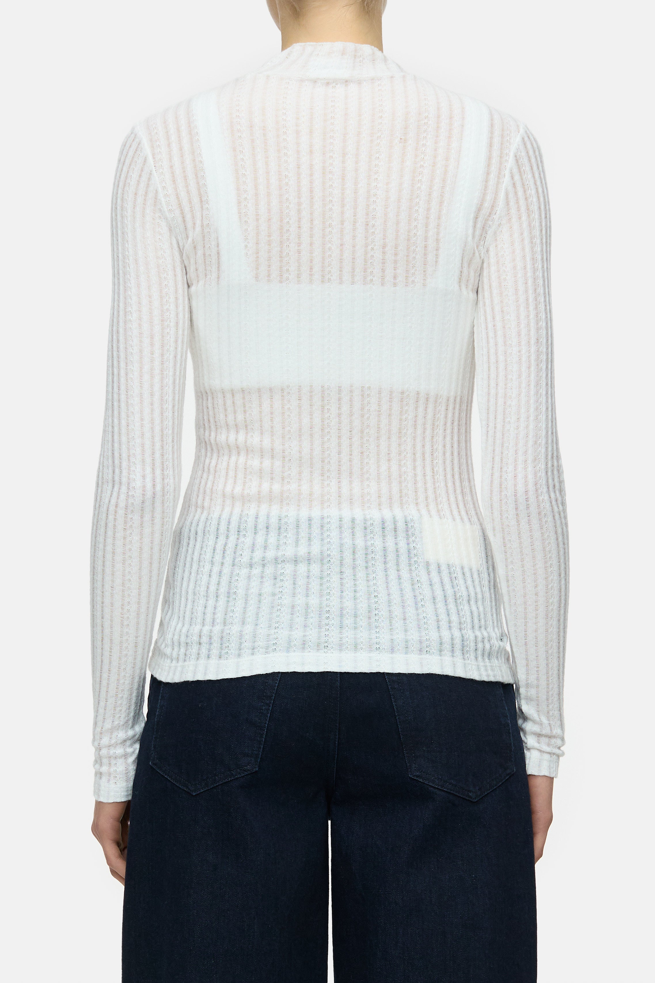 Closed-MOCK NECK LONGSLEEVE-Shirts-Black-Deal-Outlet-by-ARCHIVIST