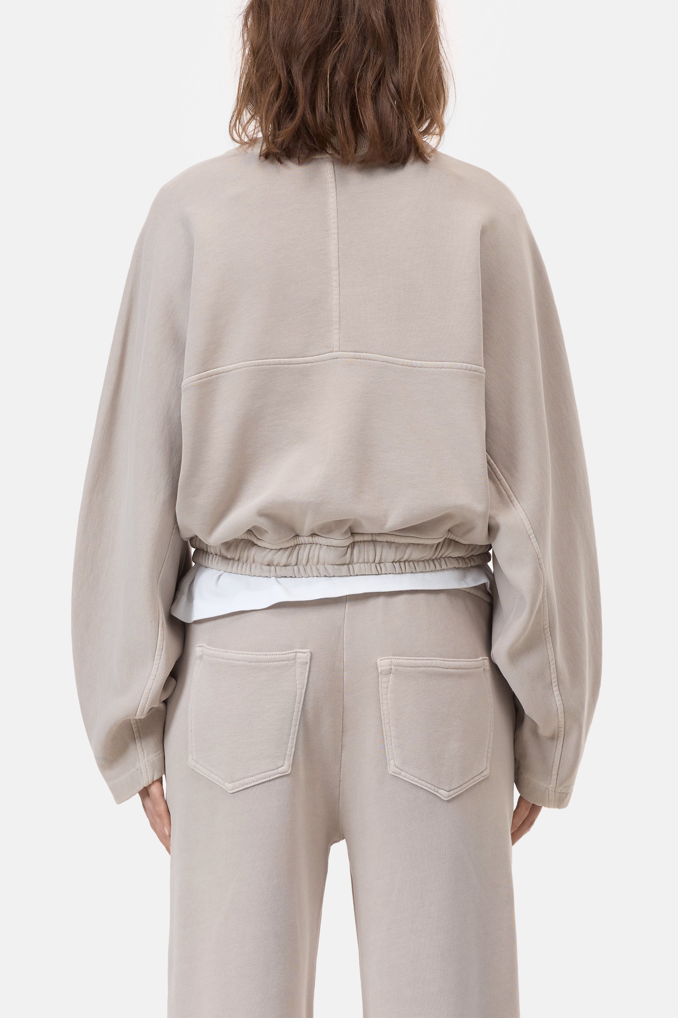 OVERSIZED CROPPED CREWNECK