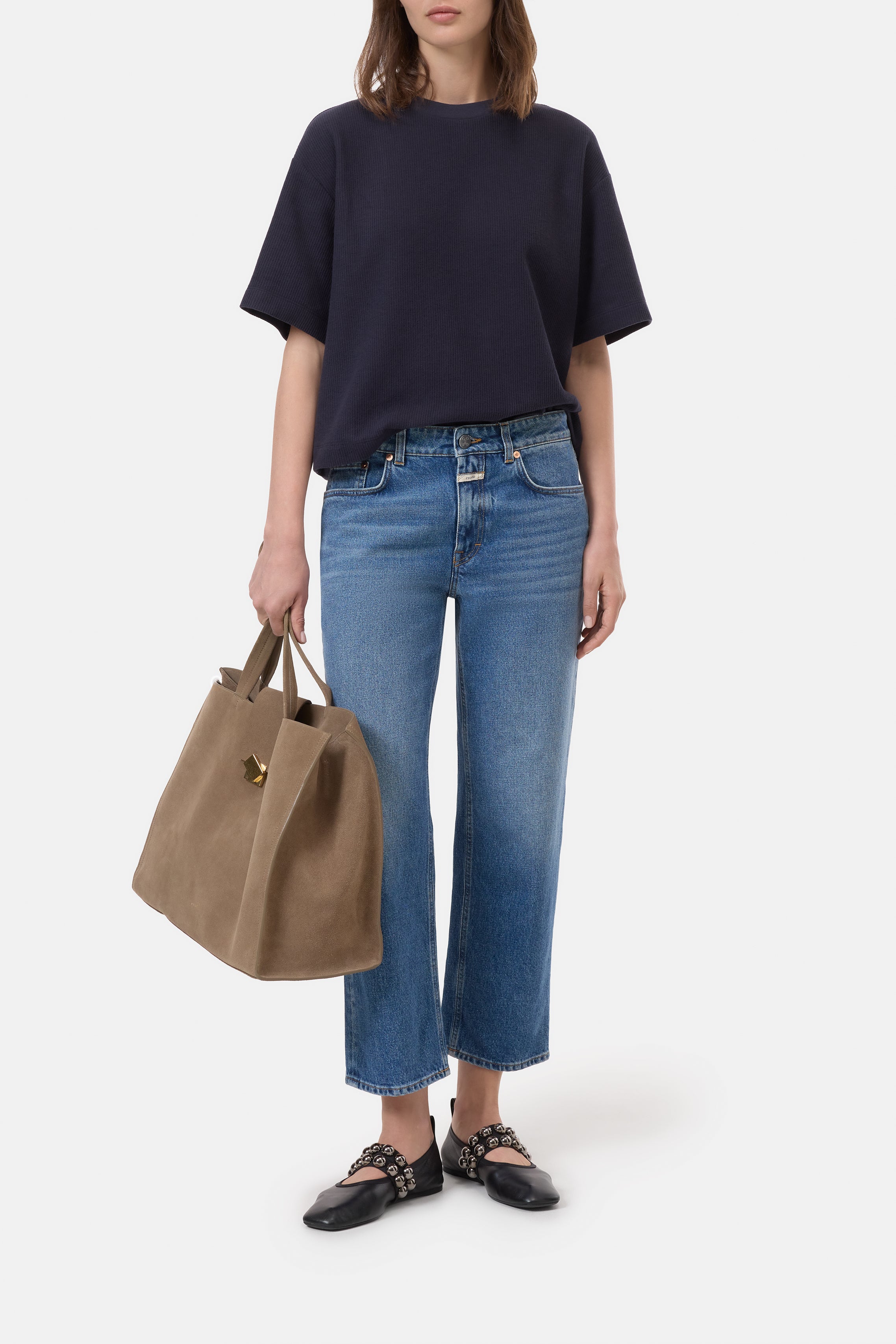 BACK SLIT T-SHIRT