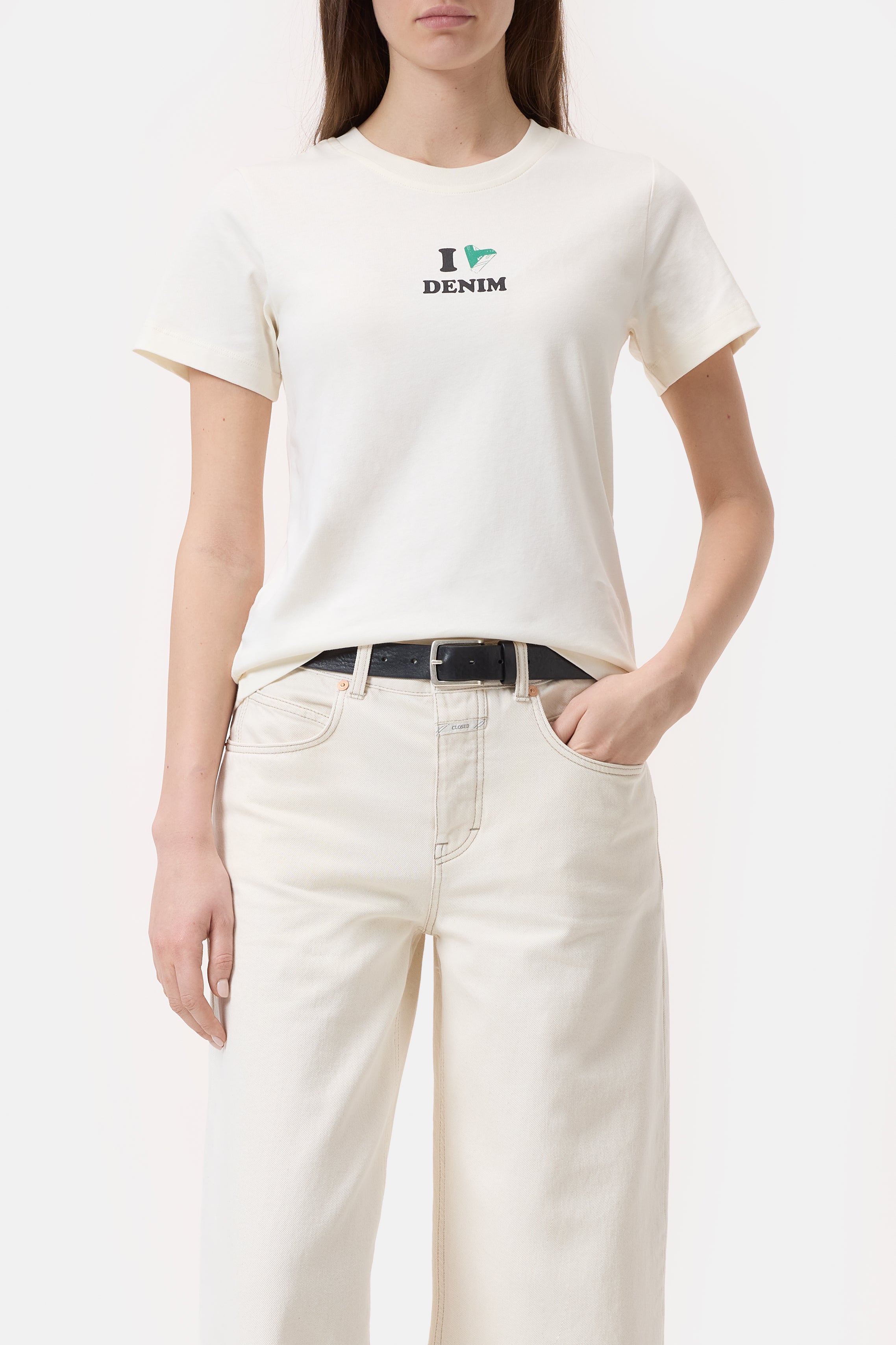 PRINTED T-SHIRT-Hemden & Blusen-Closed-XXS-IVORY-ARCHIVIST