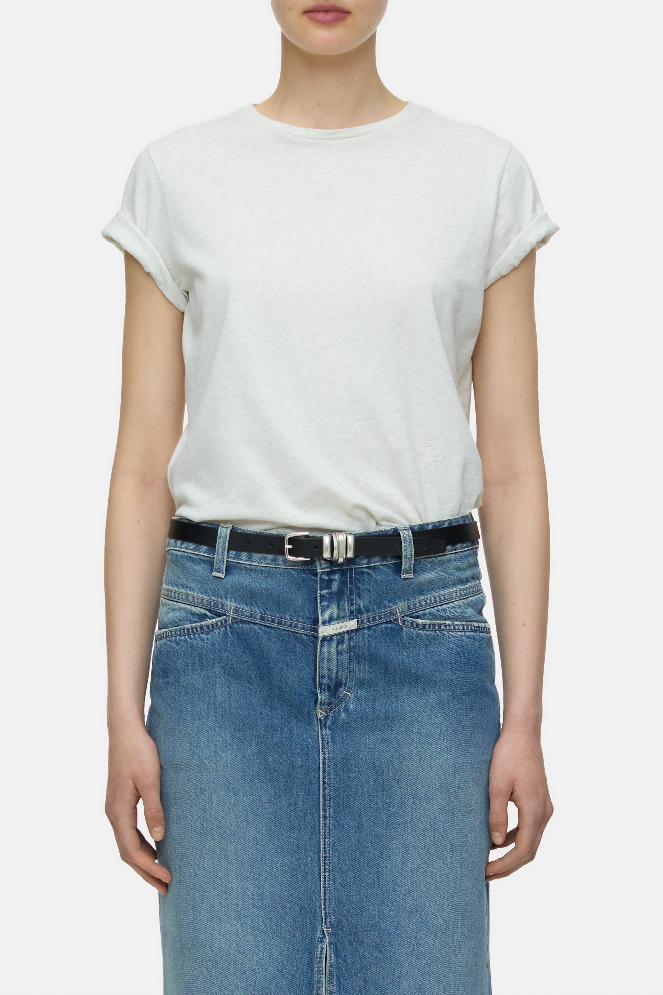 Closed-BASIC T-SHIRT T-SHIRTS-Shirts-Black-Deal-Outlet-by-ARCHIVIST