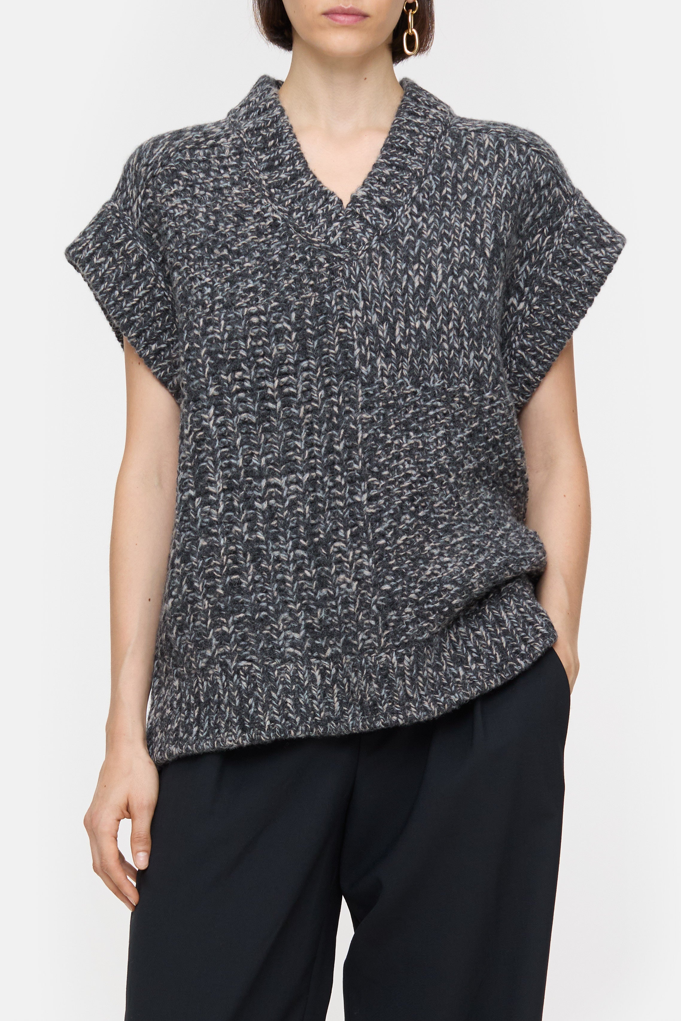 Closed-MOULINE TABARD-Strick & Pullover-Black-Deal-Outlet-by-ARCHIVIST