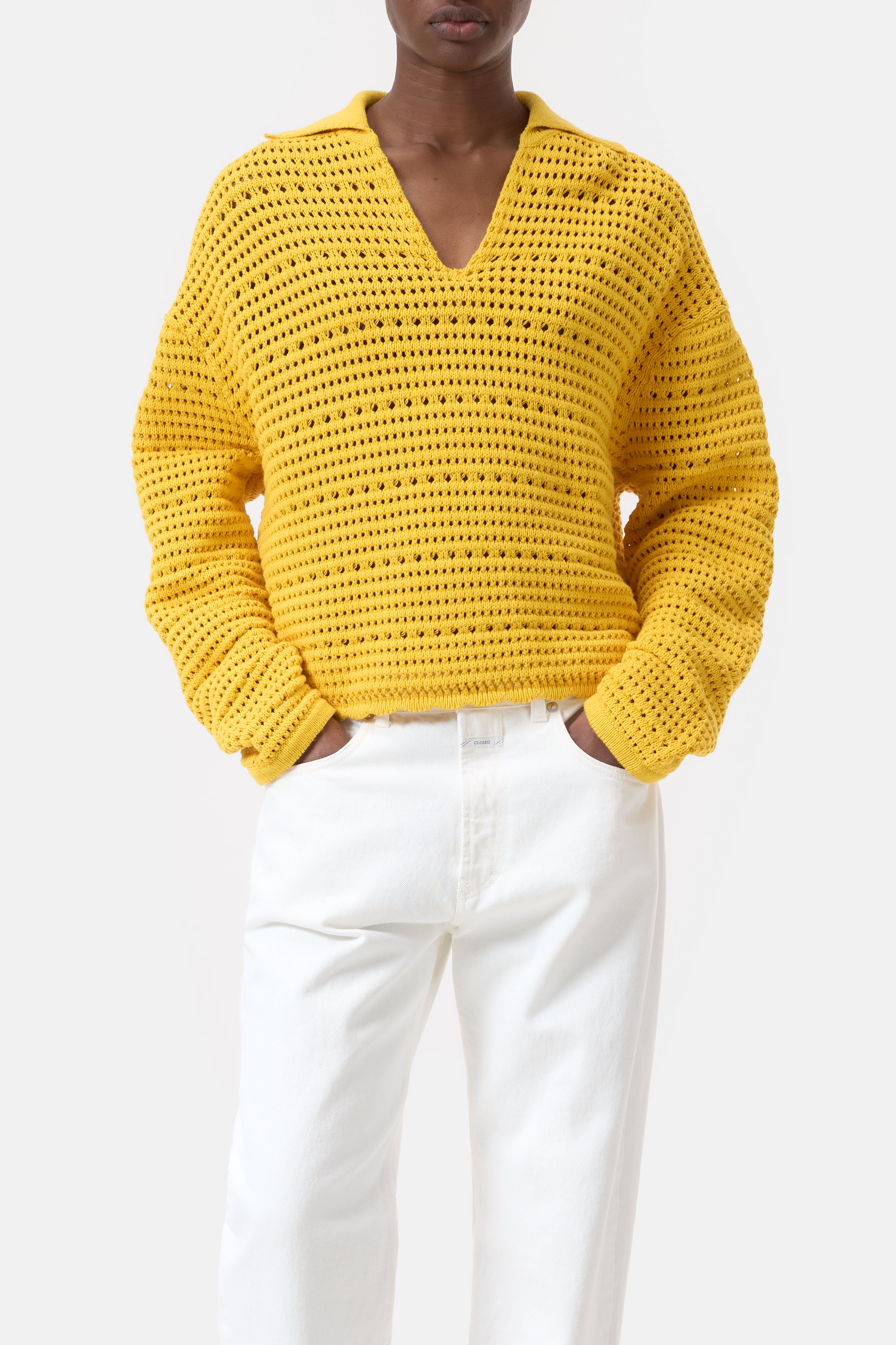 POLO LONGSLEEVE-Strick & Pullover-Closed-XXS-MANGO YELLOW-ARCHIVIST
