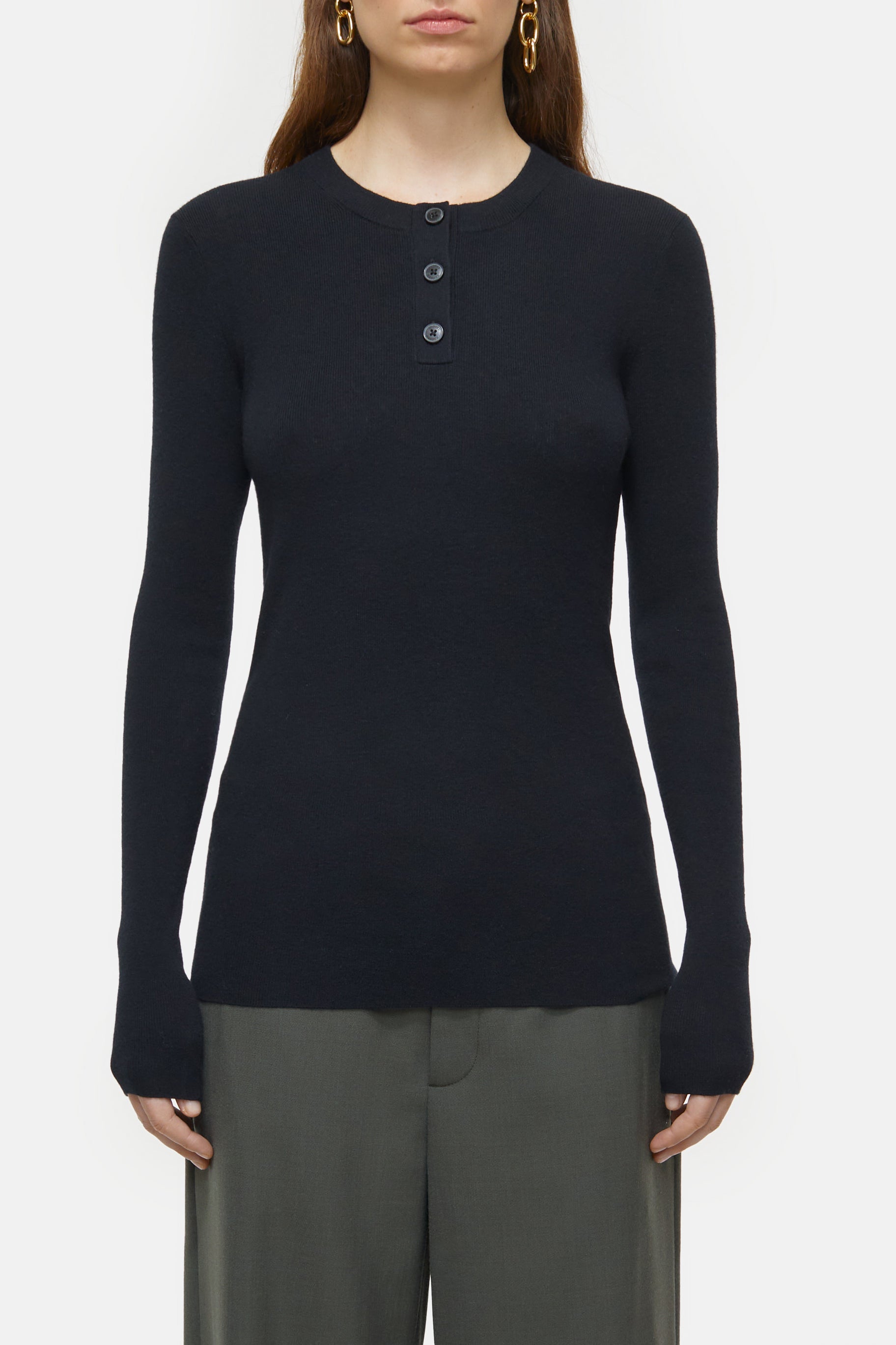 HENLEY LONG SLEEVE