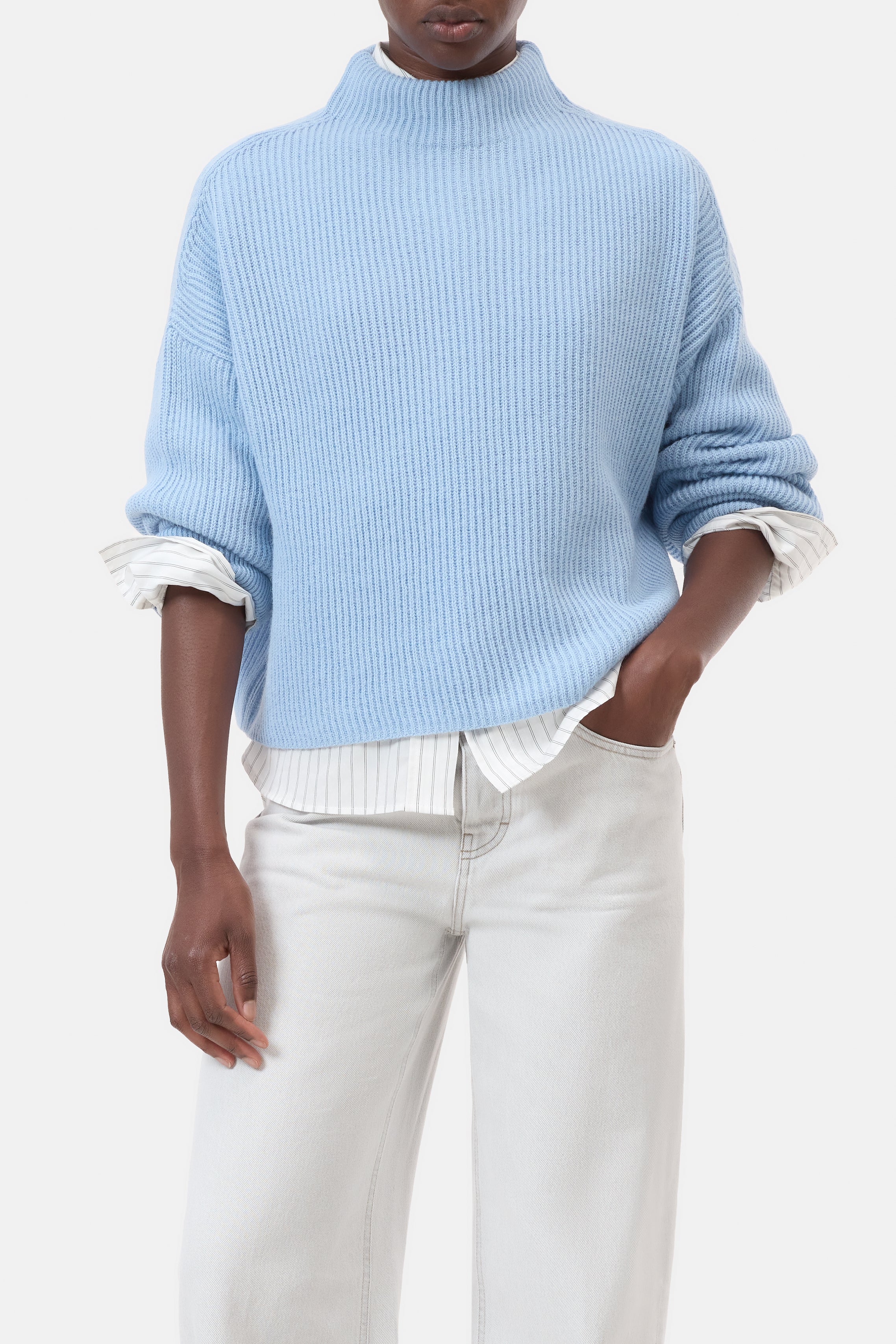 FUNNEL NECK LONG SLEEVE