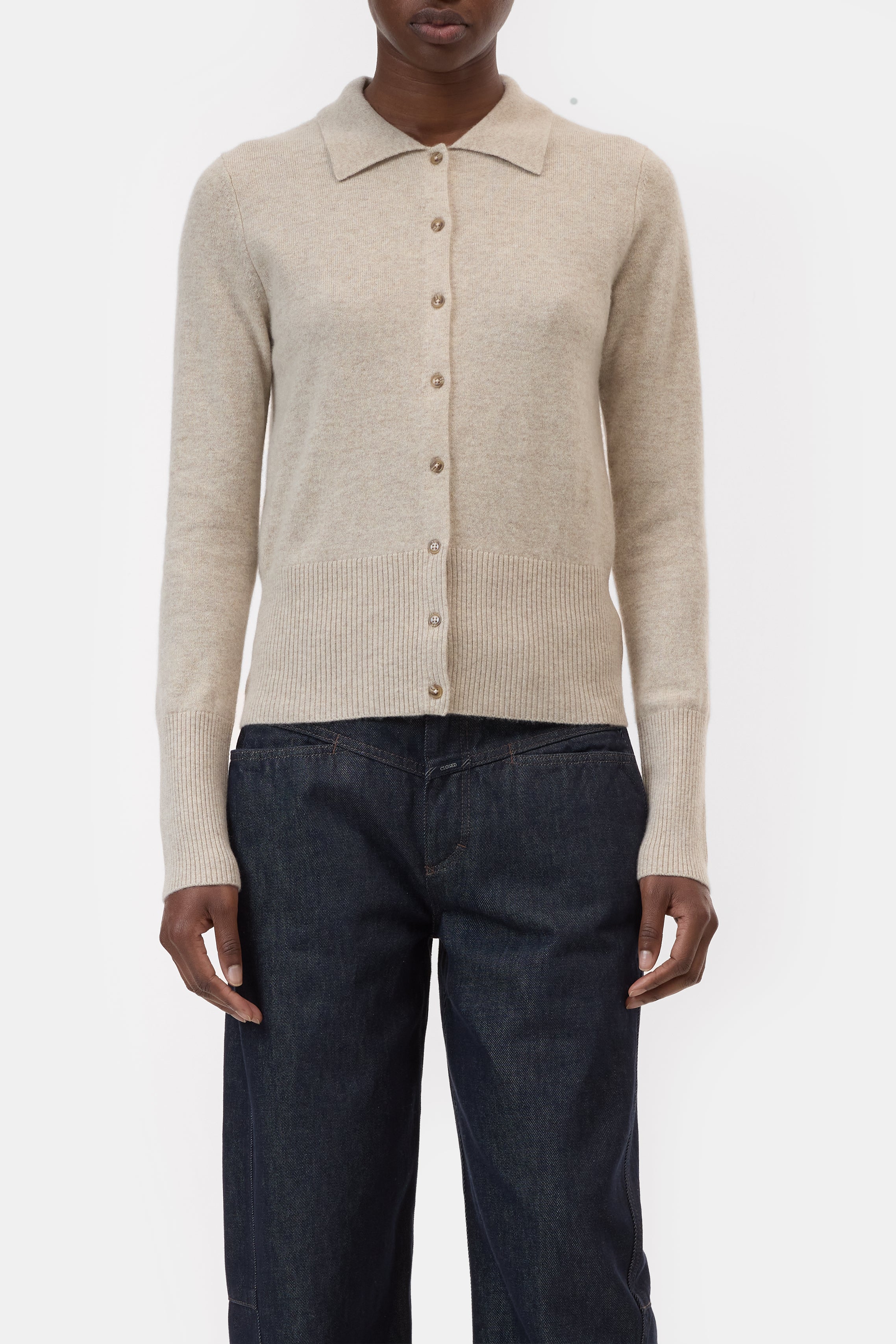 CARDIGAN WITH COLLAR