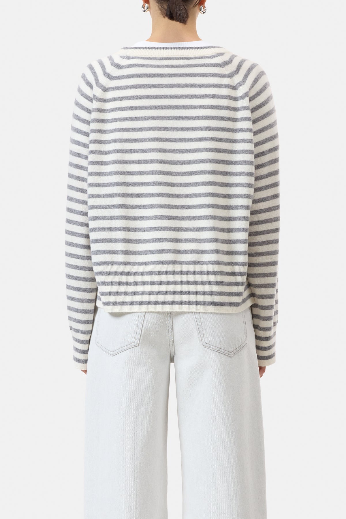 Striped crew neck long sleeve