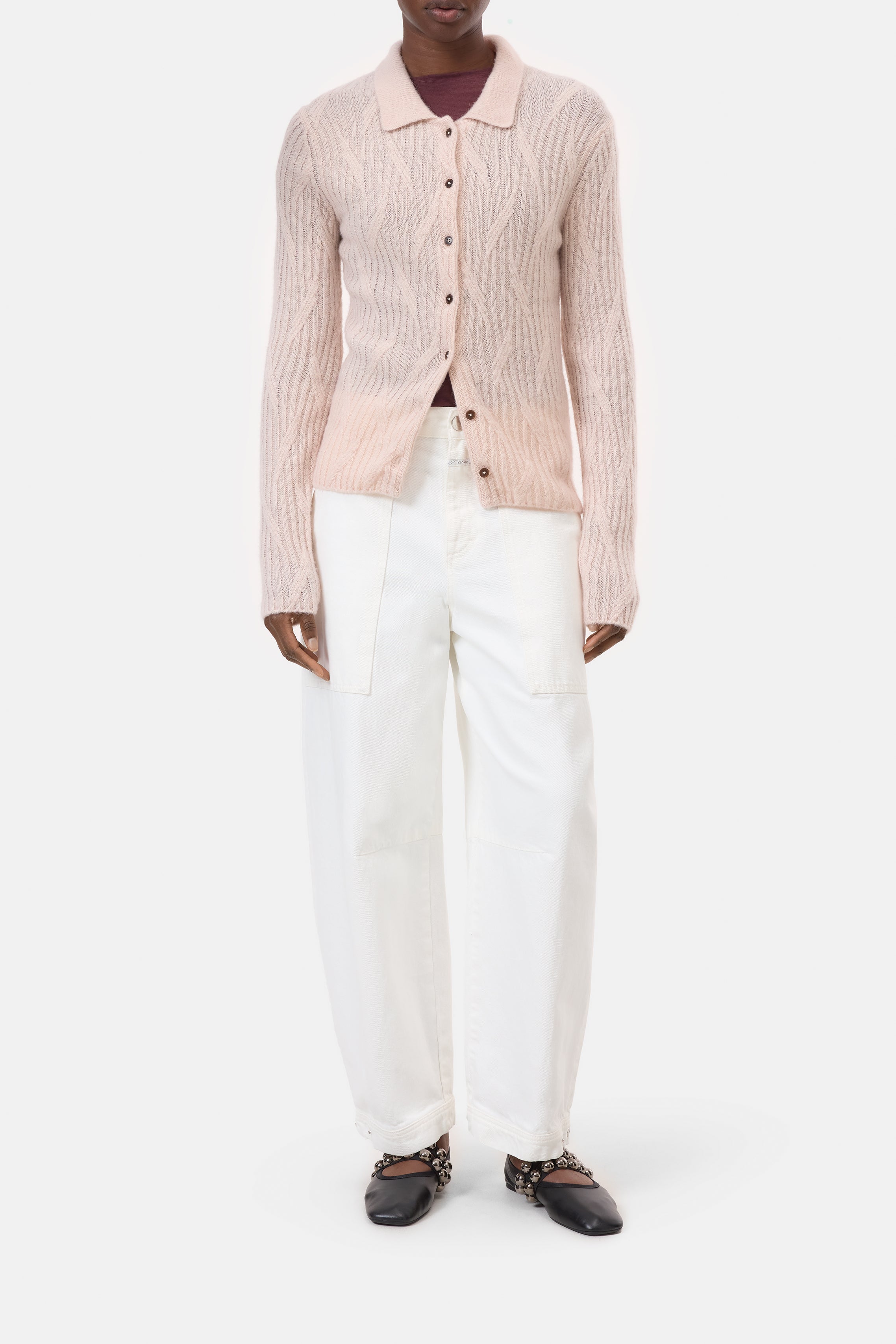 CARDIGAN WITH COLLAR