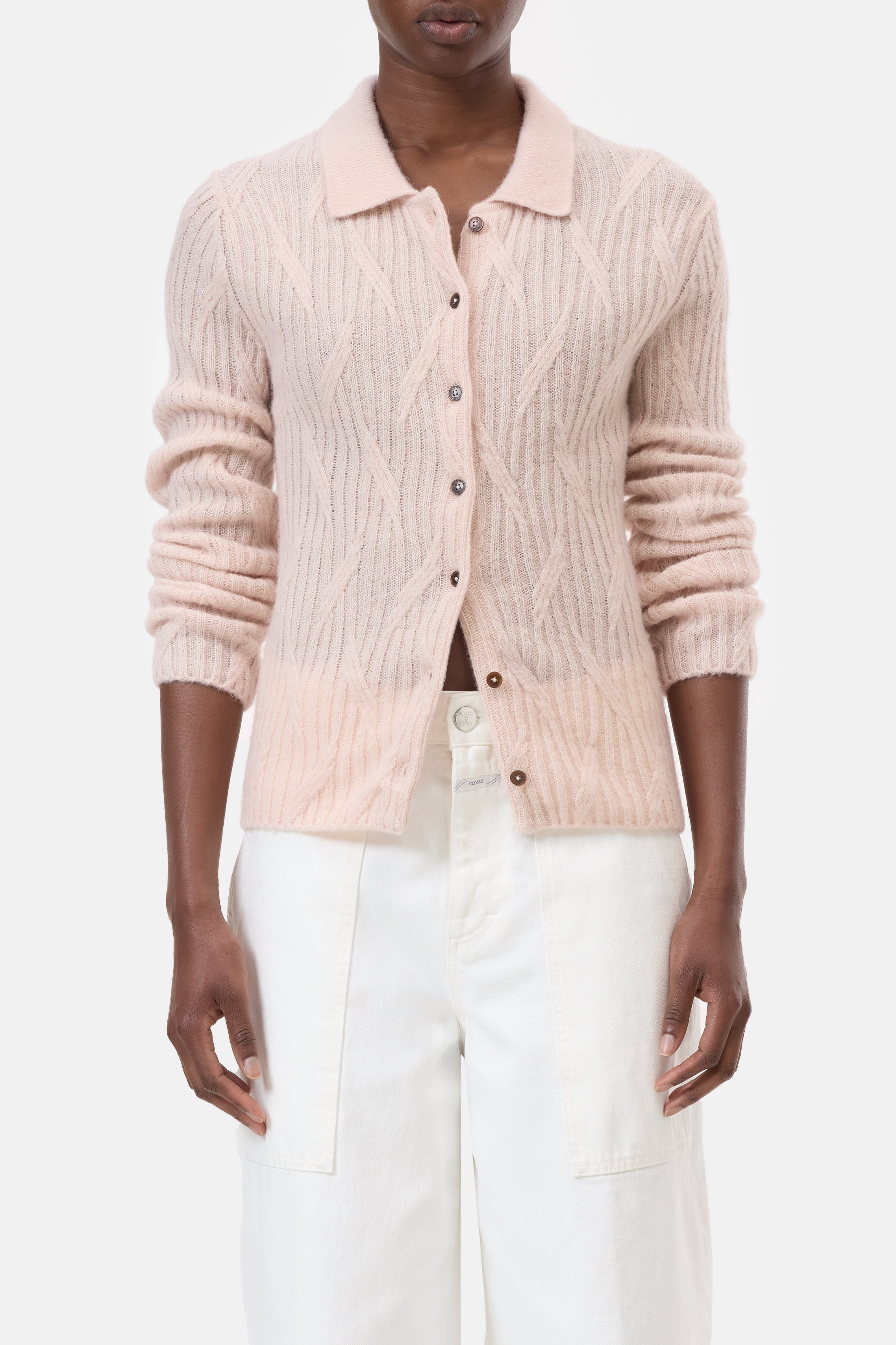 CARDIGAN WITH COLLAR