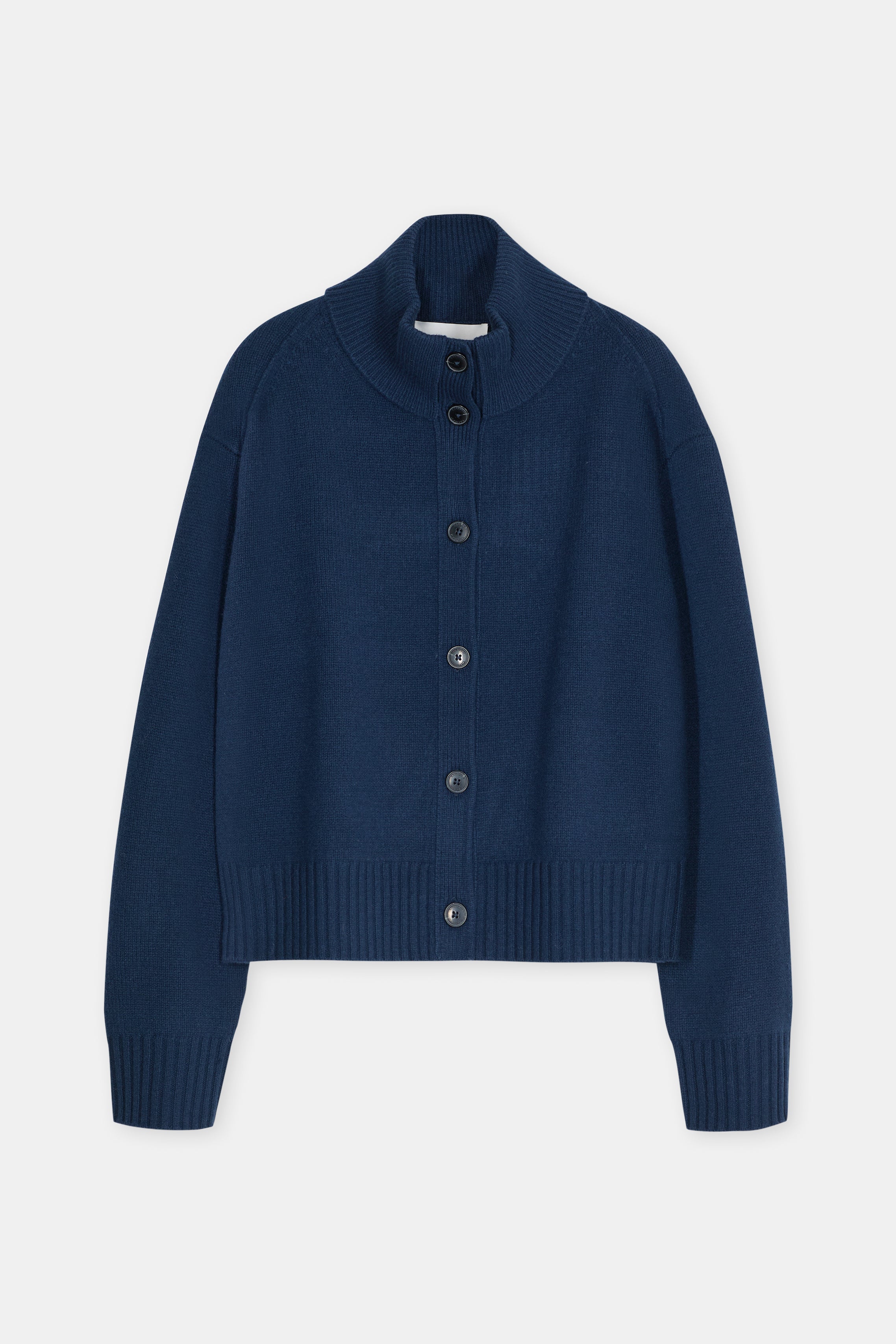 ROLLNECK CARDIGAN