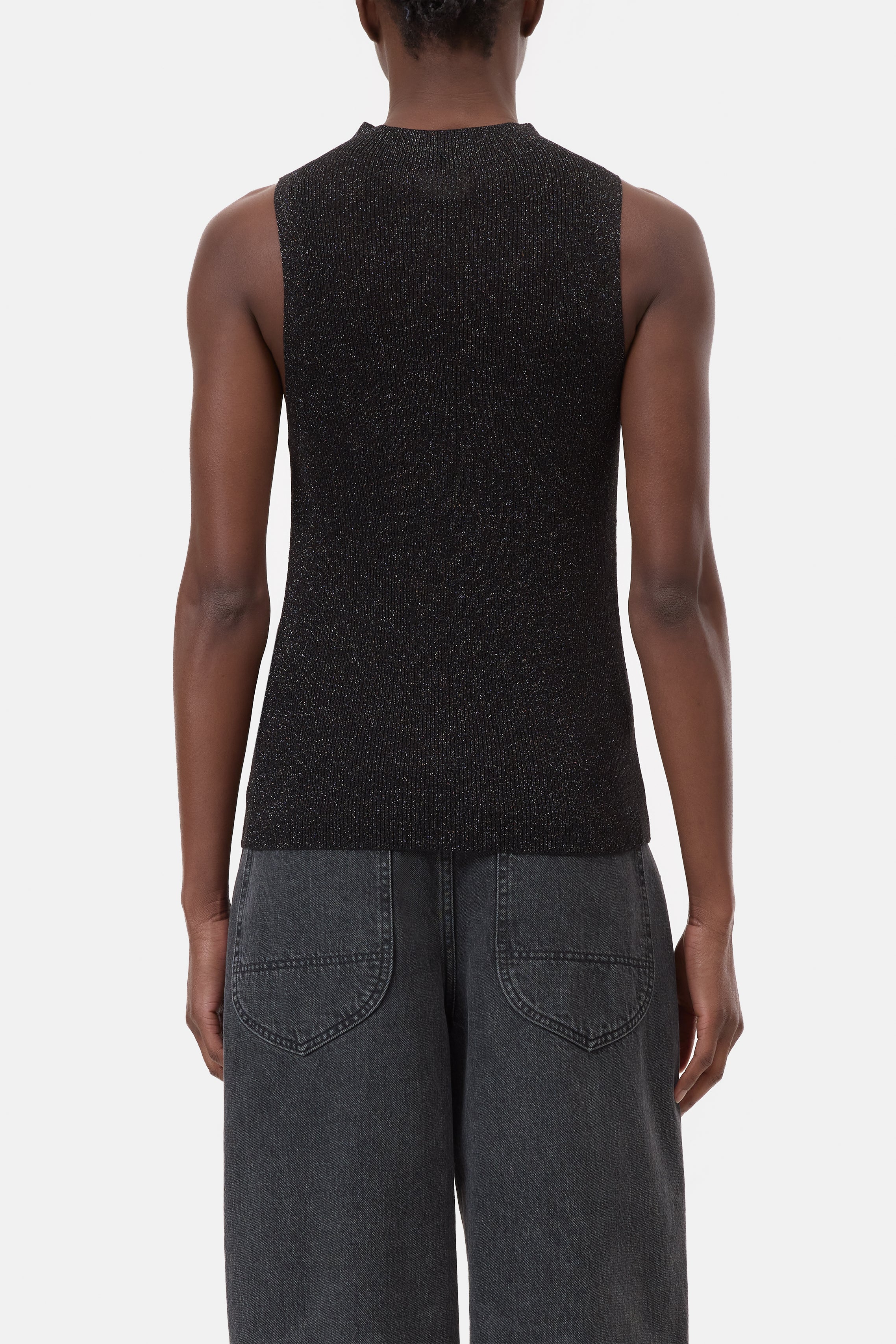 SLEEVELESS TOP LUREX