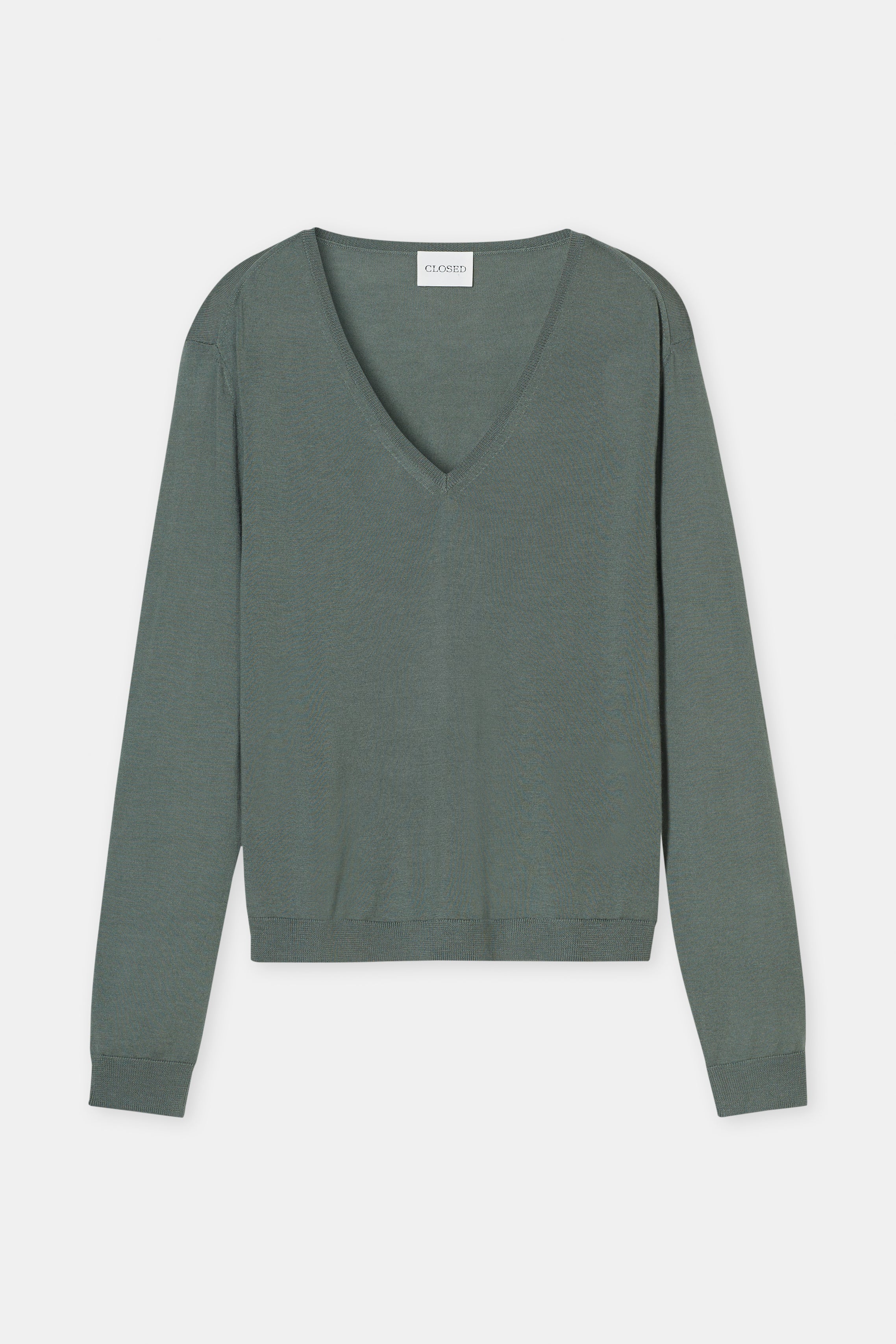 V NECK LONG SLEEVE-Strick & Pullover-Closed-ARCHIVIST