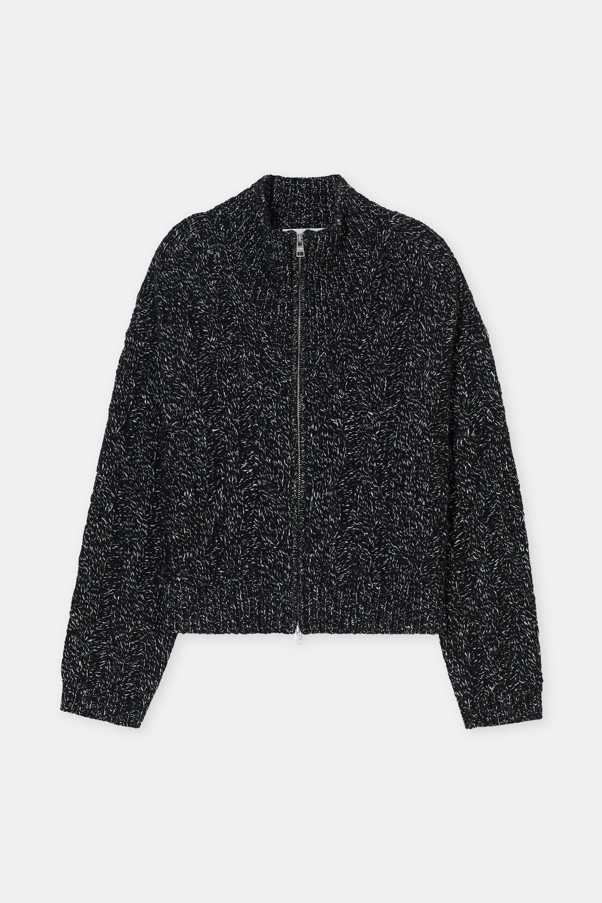 Troyer zip cardigan