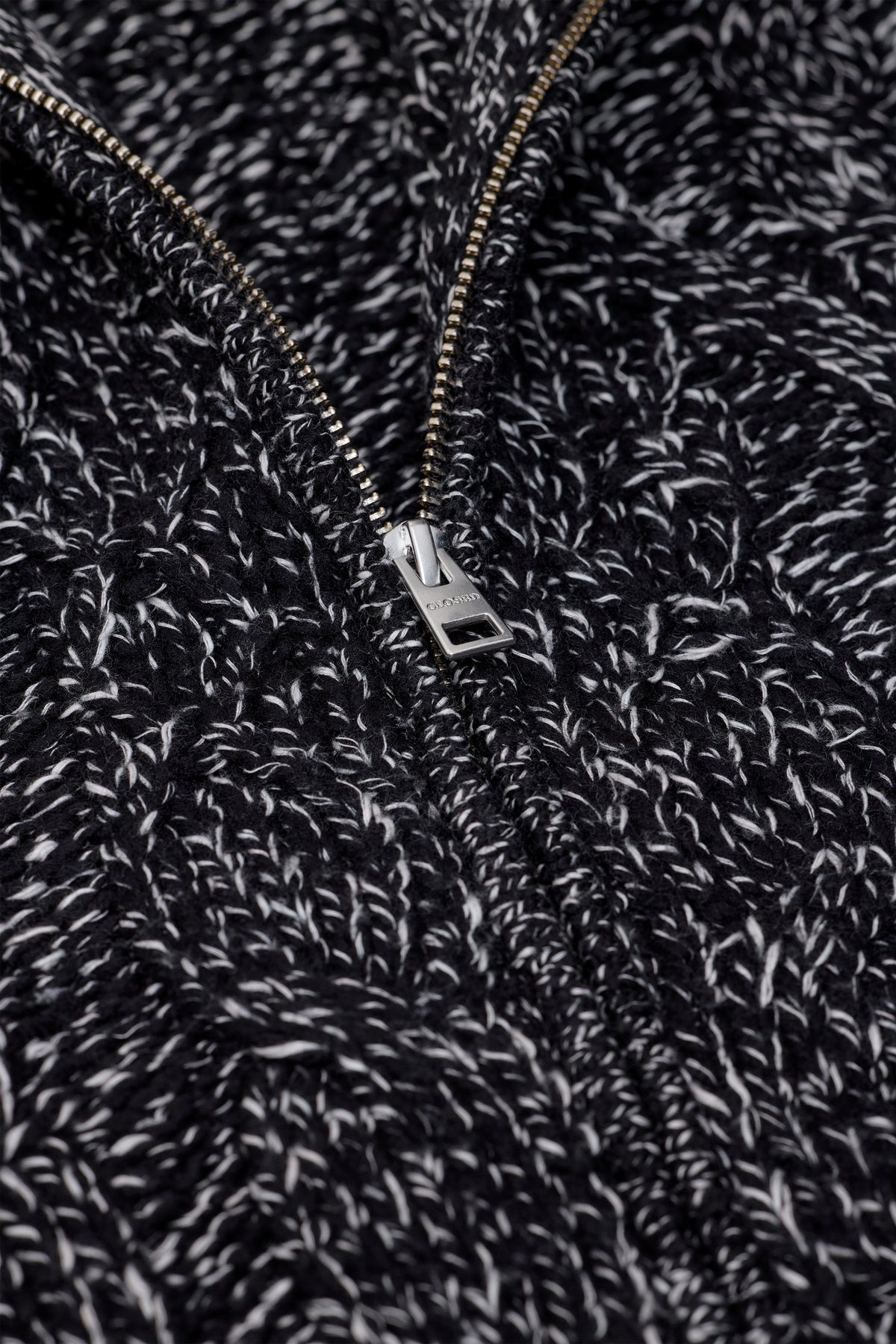 Troyer zip cardigan