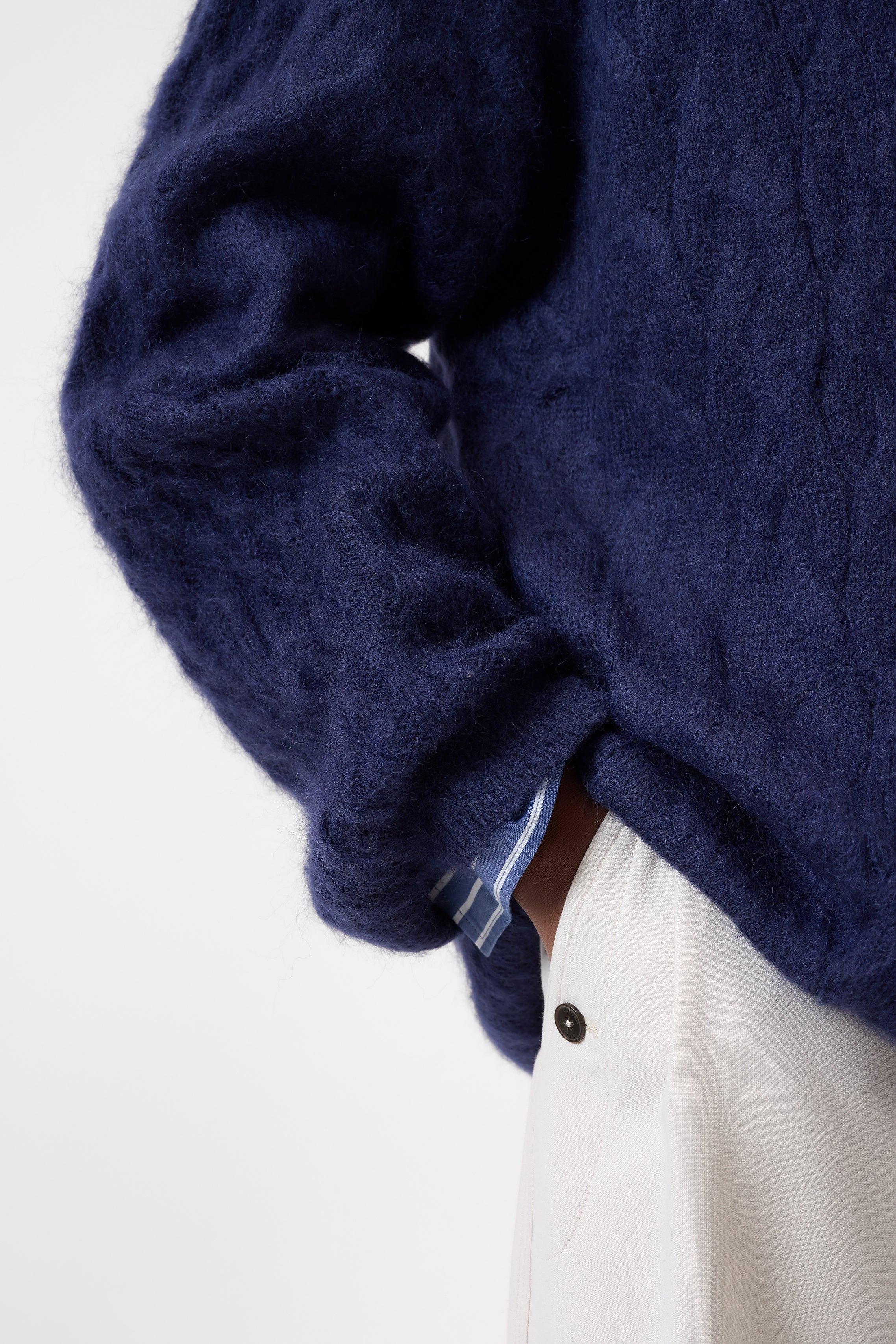 CABLE LONG SLEEVE-Strick & Pullover-Closed-ARCHIVIST