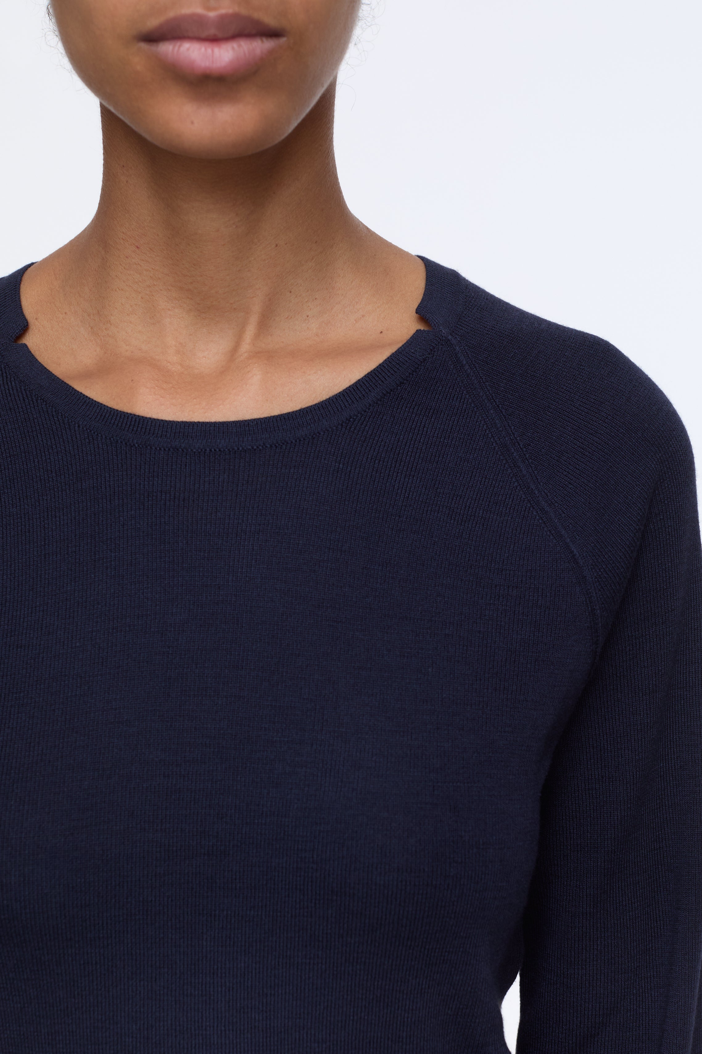 Closed-SLIM CREW NECK-Strick & Pullover-Black-Deal-Outlet-by-ARCHIVIST