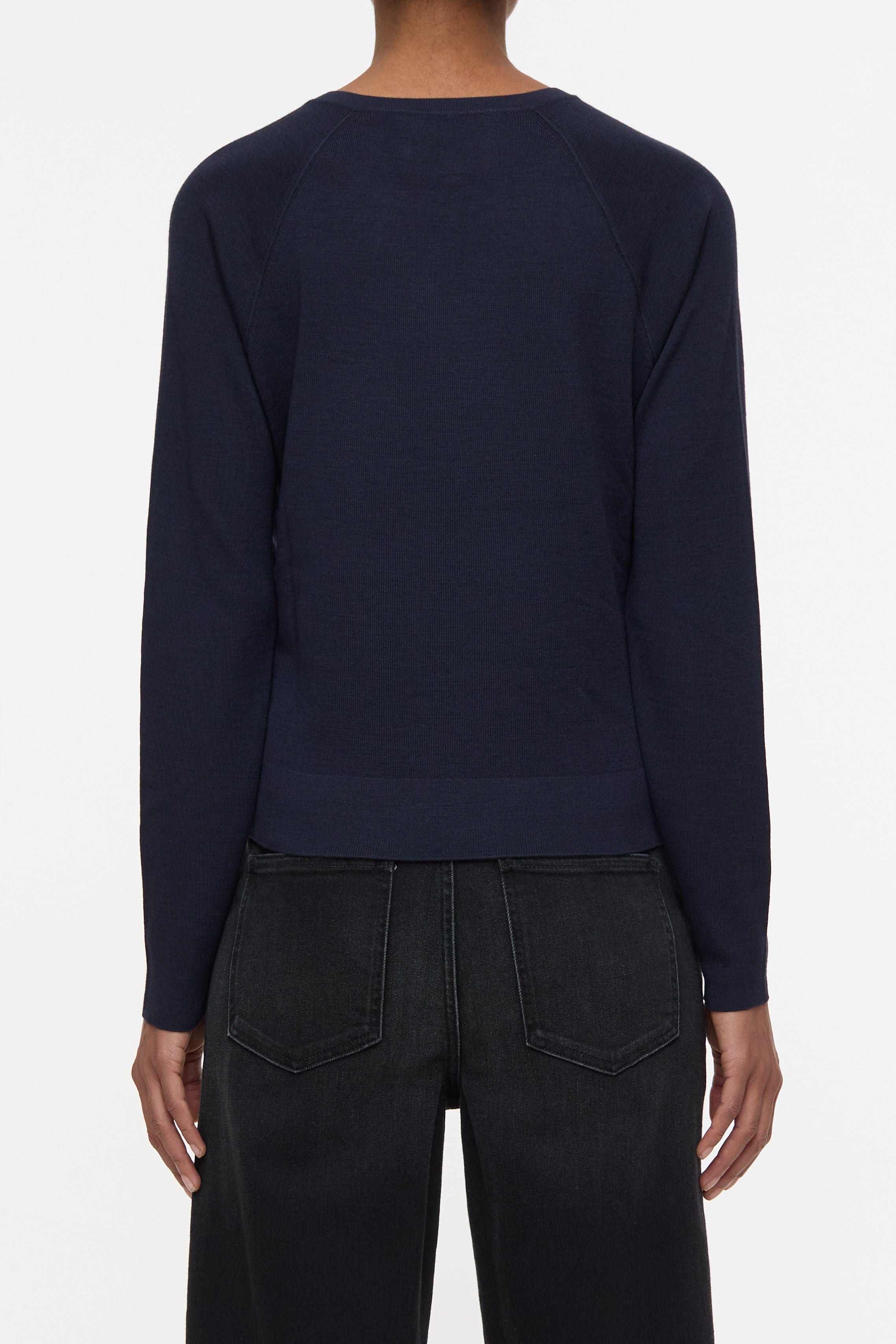 Closed-SLIM CREW NECK-Strick & Pullover-Black-Deal-Outlet-by-ARCHIVIST