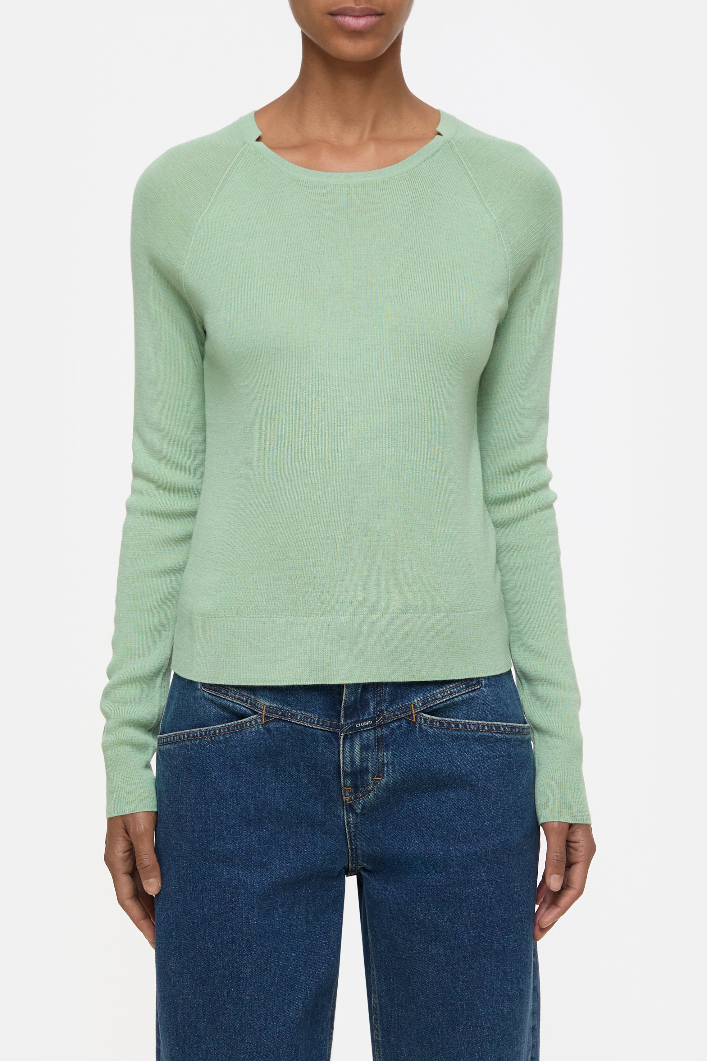 Closed-SLIM CREW NECK-Strick & Pullover-Black-Deal-Outlet-by-ARCHIVIST