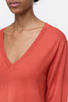 V NECK BOXY