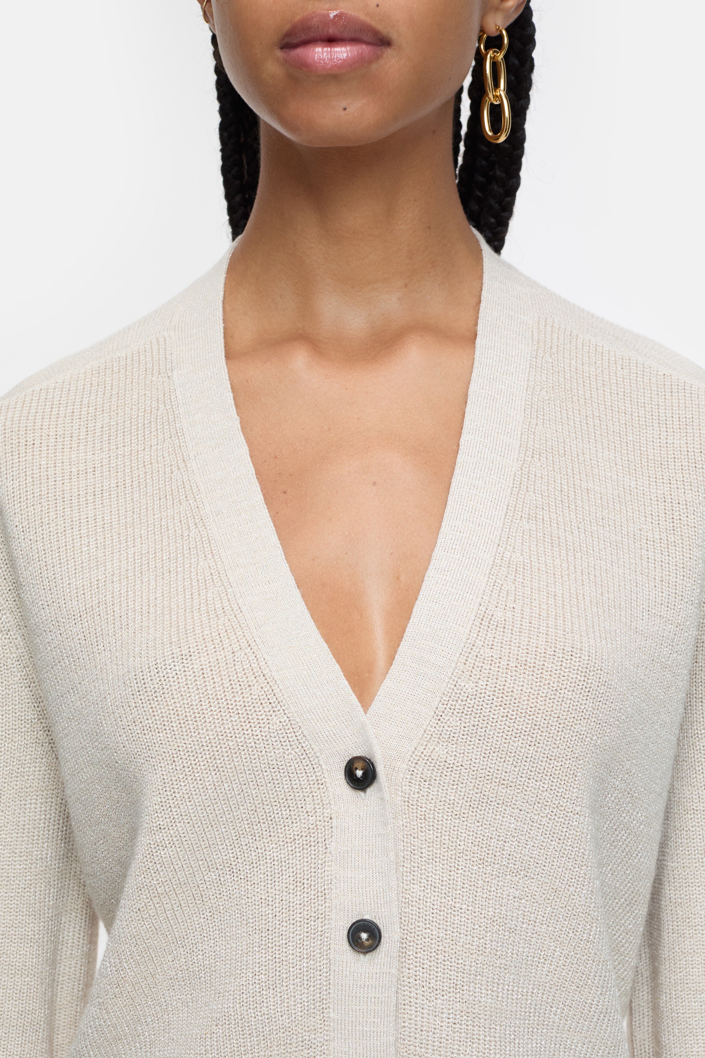 Closed-CROPPED CARDIGAN KNITS-Strick & Pullover-Black-Deal-Outlet-by-ARCHIVIST