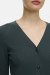 Closed-V CARDIGAN LONG SLEEVE-Strick & Pullover-Black-Deal-Outlet-by-ARCHIVIST