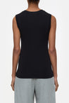 Closed-SLEEVELESS CREW NECK-Strick & Pullover-Black-Deal-Outlet-by-ARCHIVIST