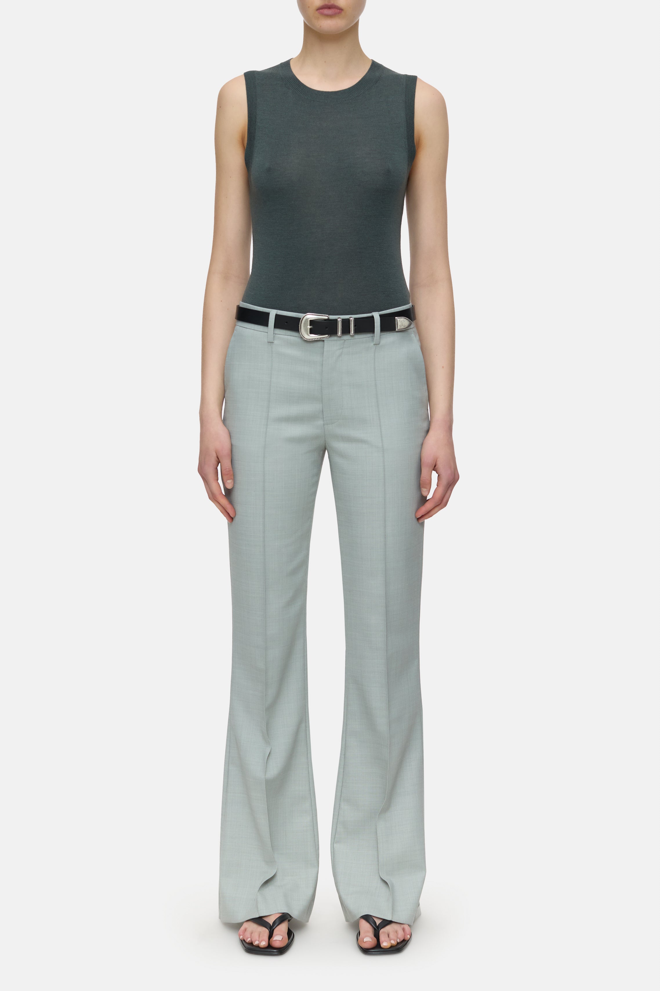 Closed-SLEEVELESS CREW NECK KNITS-Strick & Pullover-Black-Deal-Outlet-by-ARCHIVIST