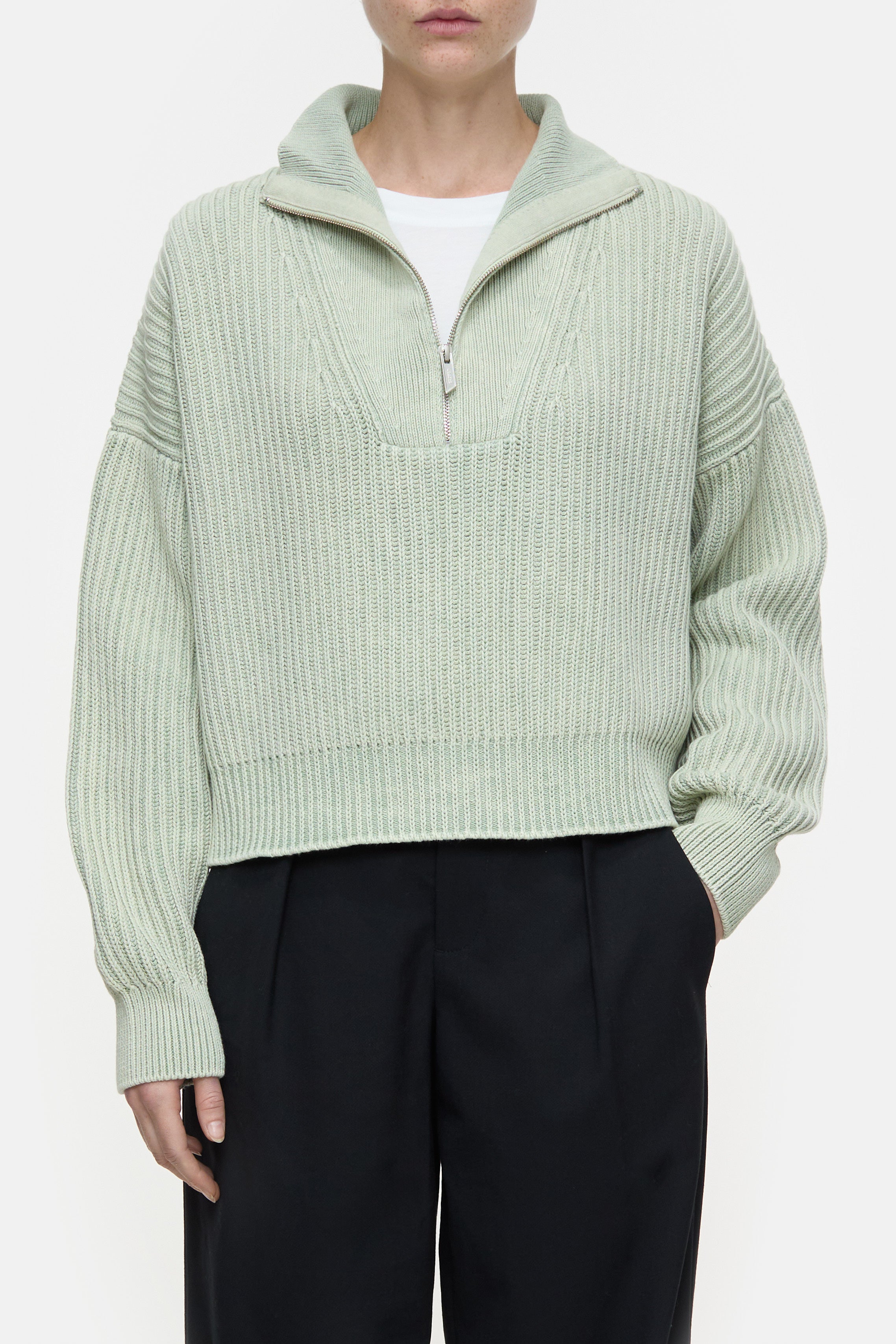 Closed-CROPPED TROYER-Strick & Pullover-Black-Deal-Outlet-by-ARCHIVIST