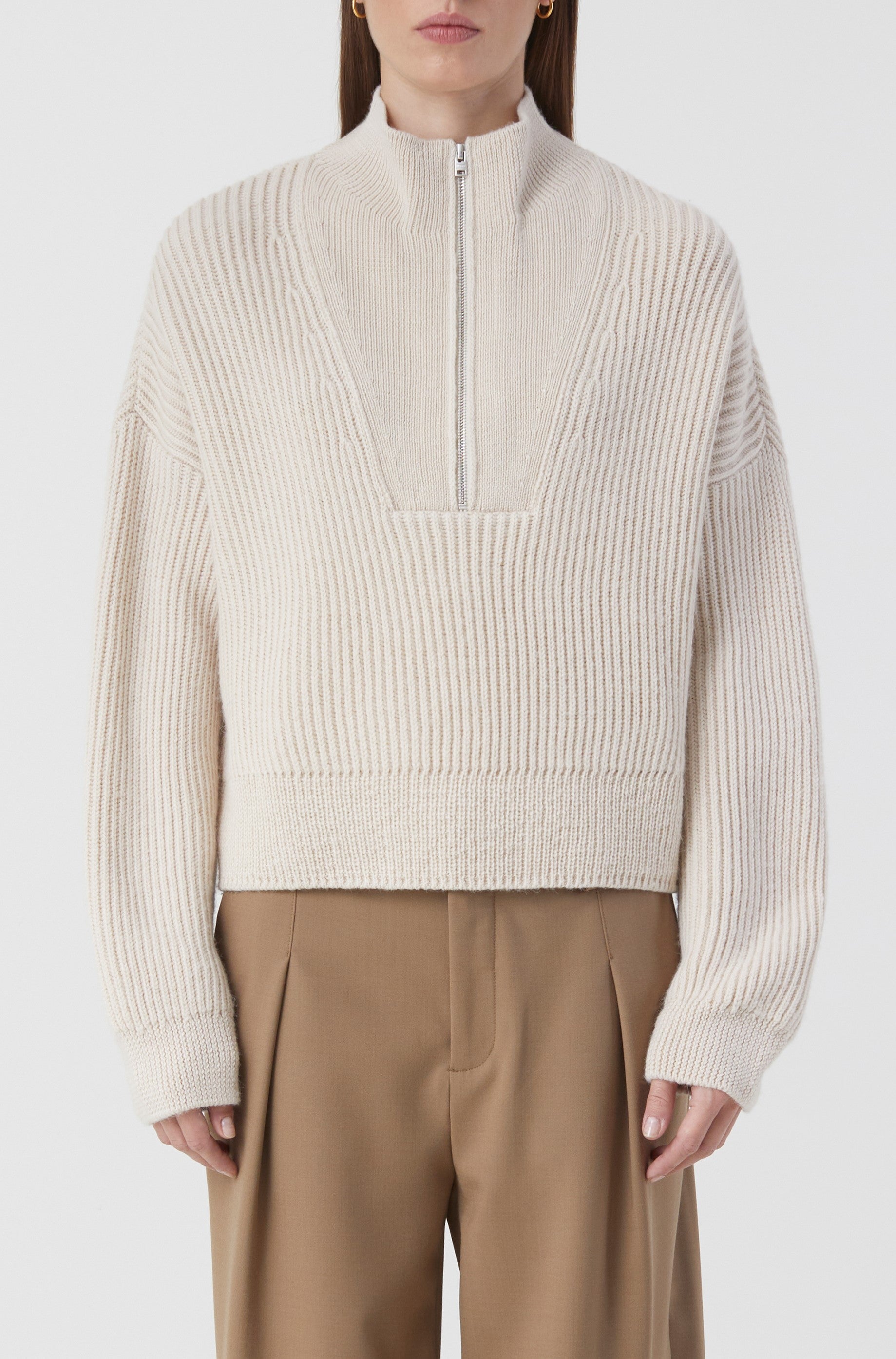 CLOSED-CROPPED TROYER KNITS-ARCHIVE-SALE-OUTLET-Lagerverkauf-Strick & Pullover-ARCHIVIST