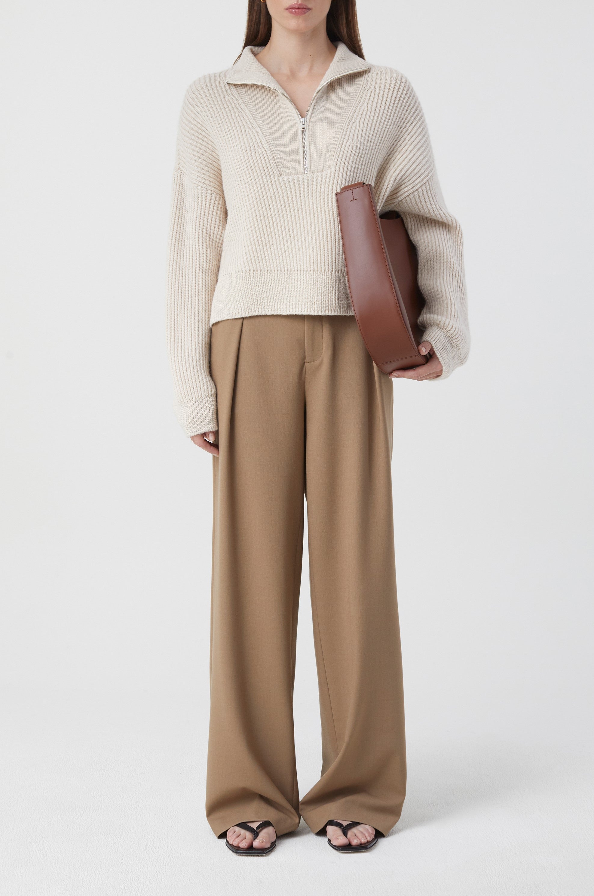 CLOSED-CROPPED TROYER KNITS-ARCHIVE-SALE-OUTLET-Lagerverkauf-Strick & Pullover-ARCHIVIST