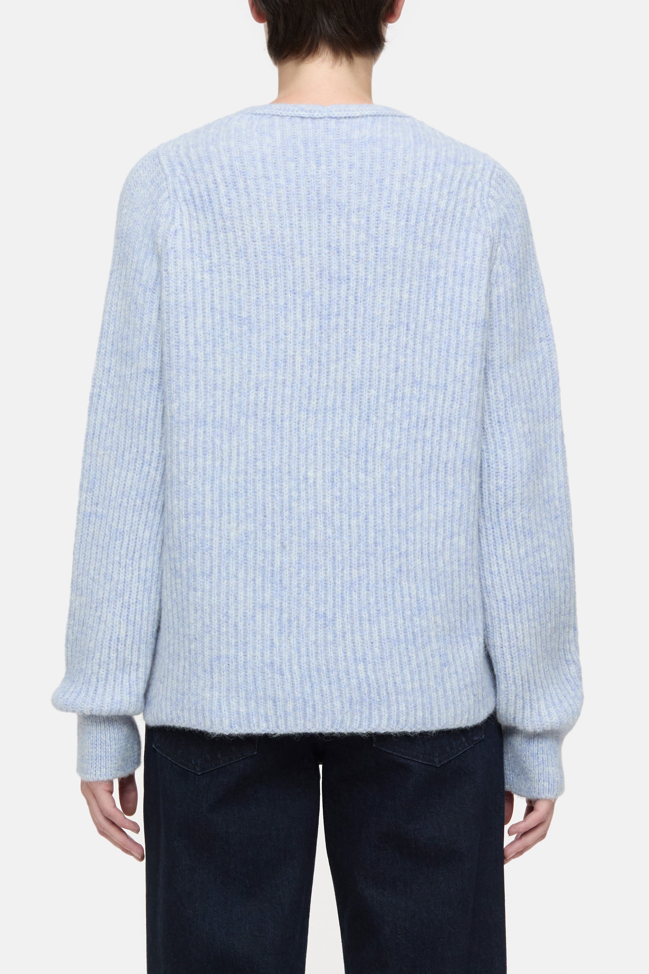 Closed-V NECK LONG SLEEVE-Strick & Pullover-Black-Deal-Outlet-by-ARCHIVIST