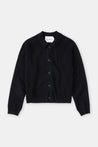 CLOSED-CREW NECK CARDIGAN KNITS-ARCHIVE-SALE-OUTLET-Lagerverkauf-Strick & Pullover-XS-BLACK-ARCHIVIST