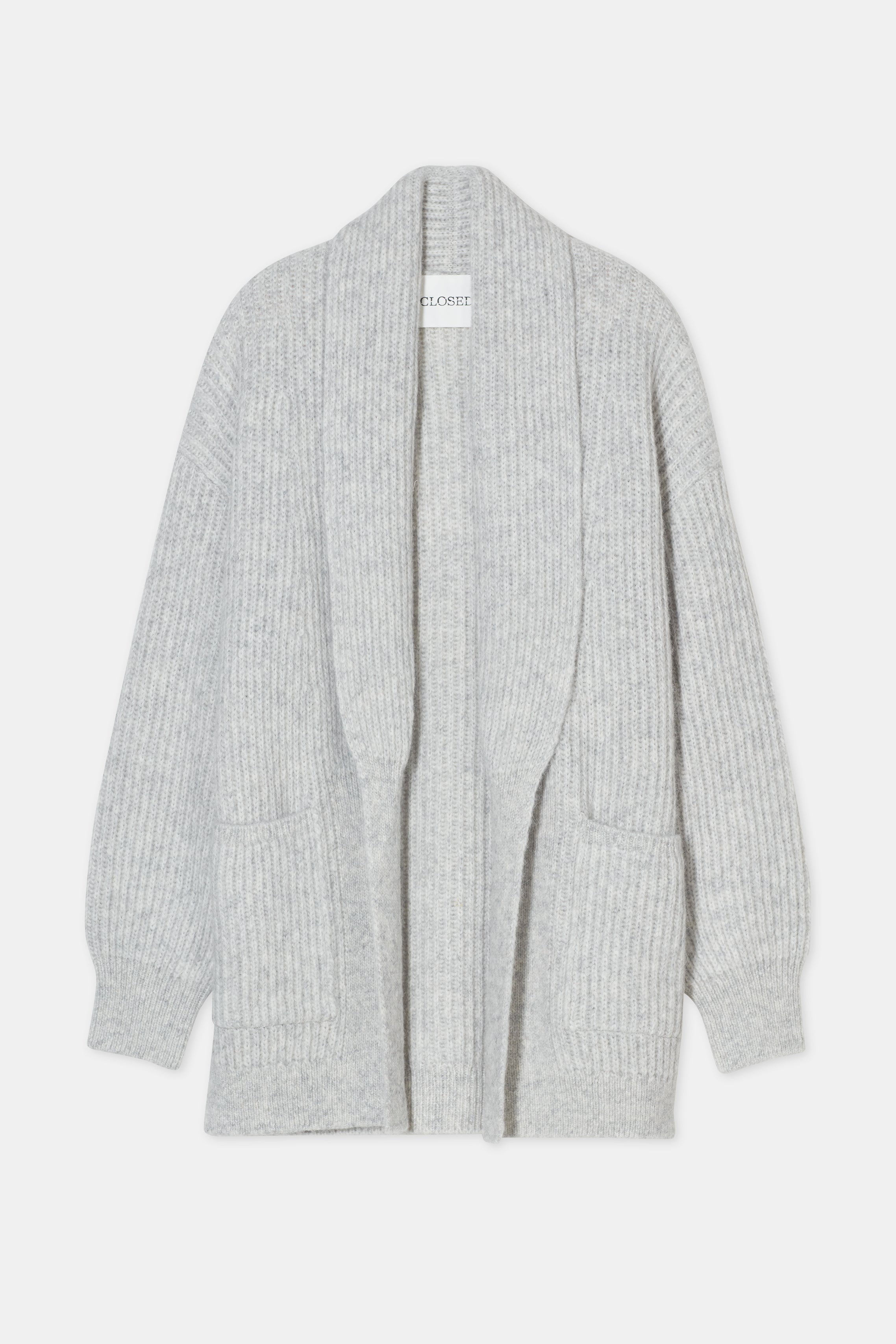 Closed-SHAWL COLLAR CARDIGAN KNITS-Strick & Pullover-Black-Deal-Outlet-by-ARCHIVIST