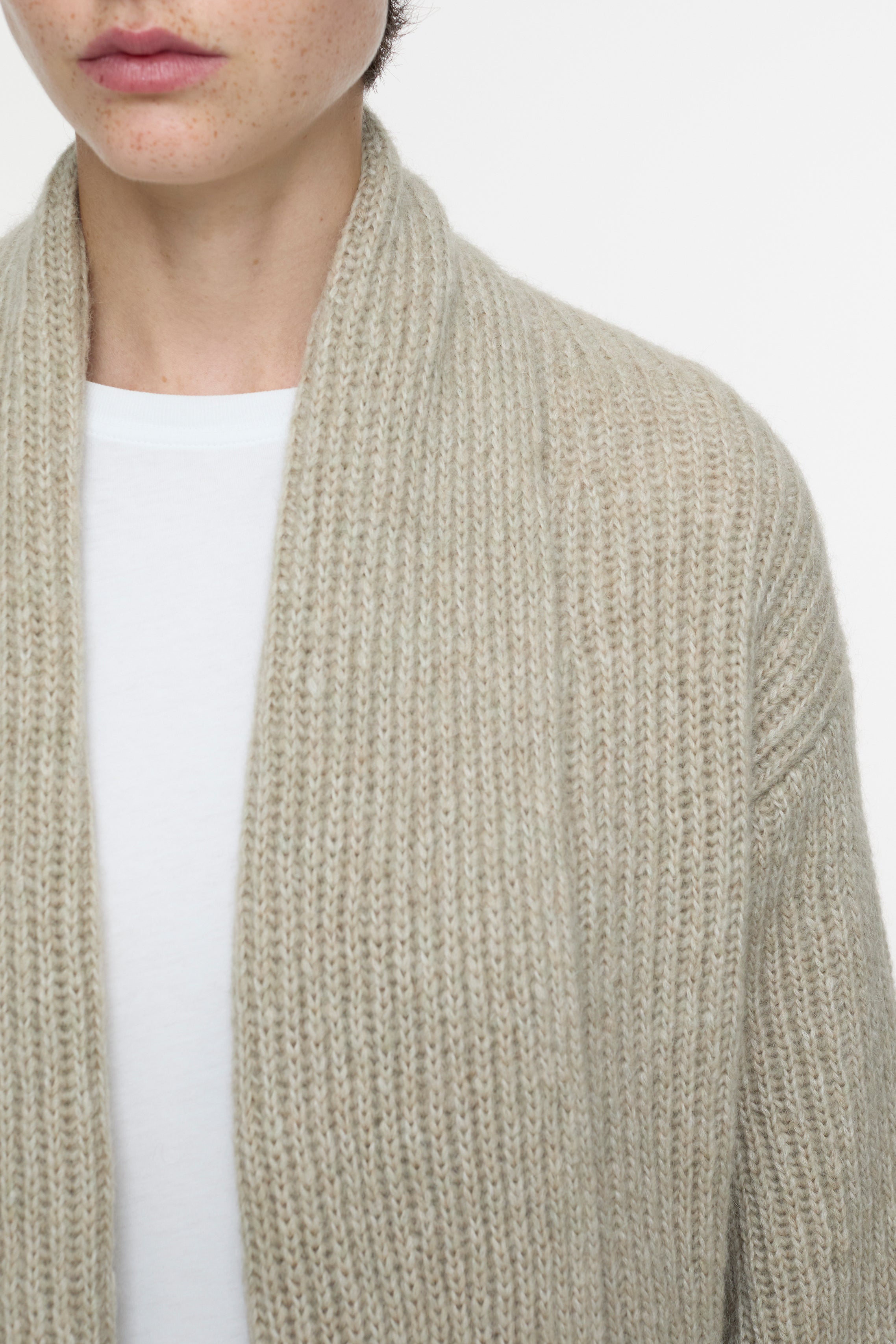 SHAWL COLLAR CARDIGAN