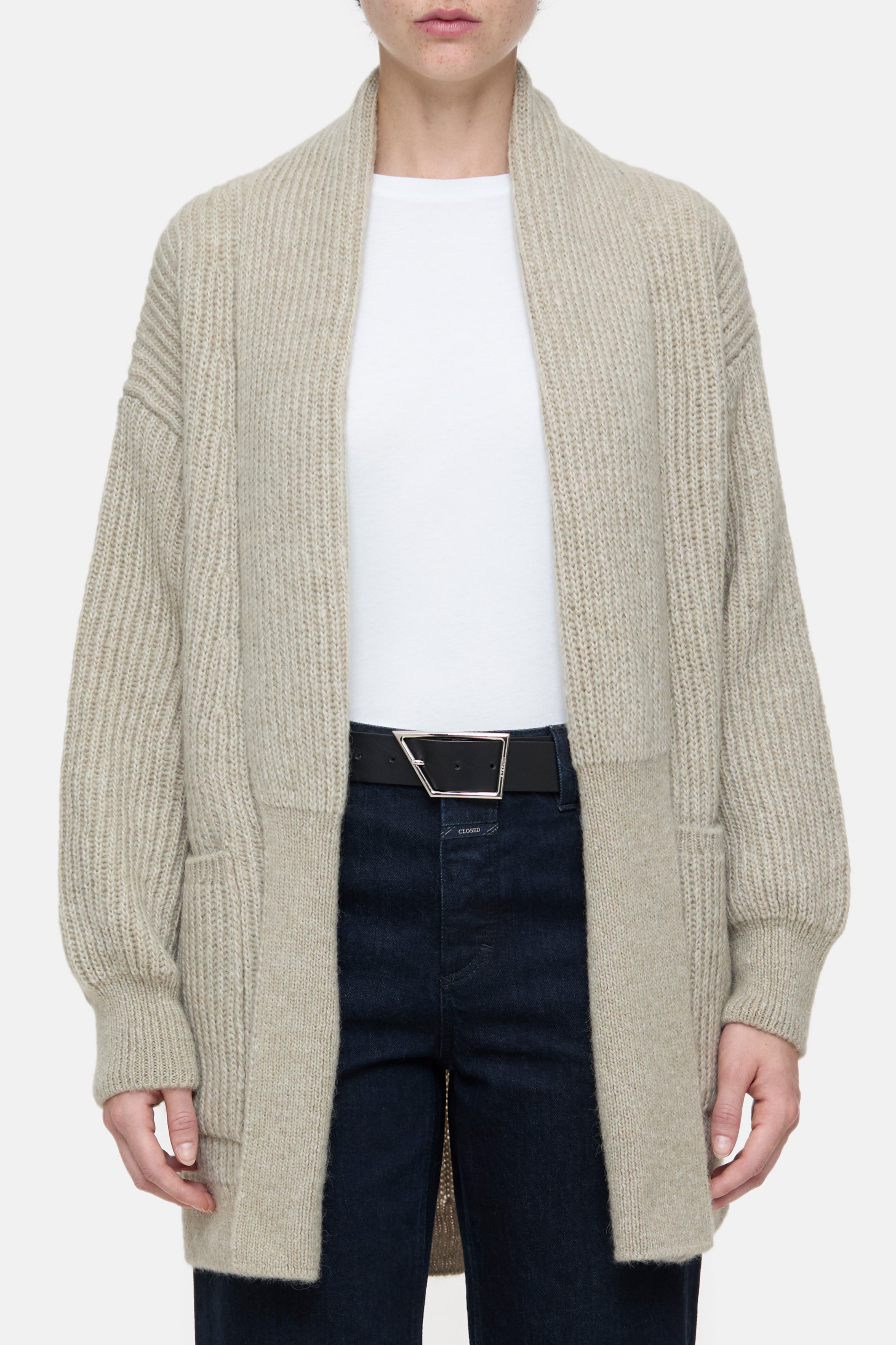 SHAWL COLLAR CARDIGAN