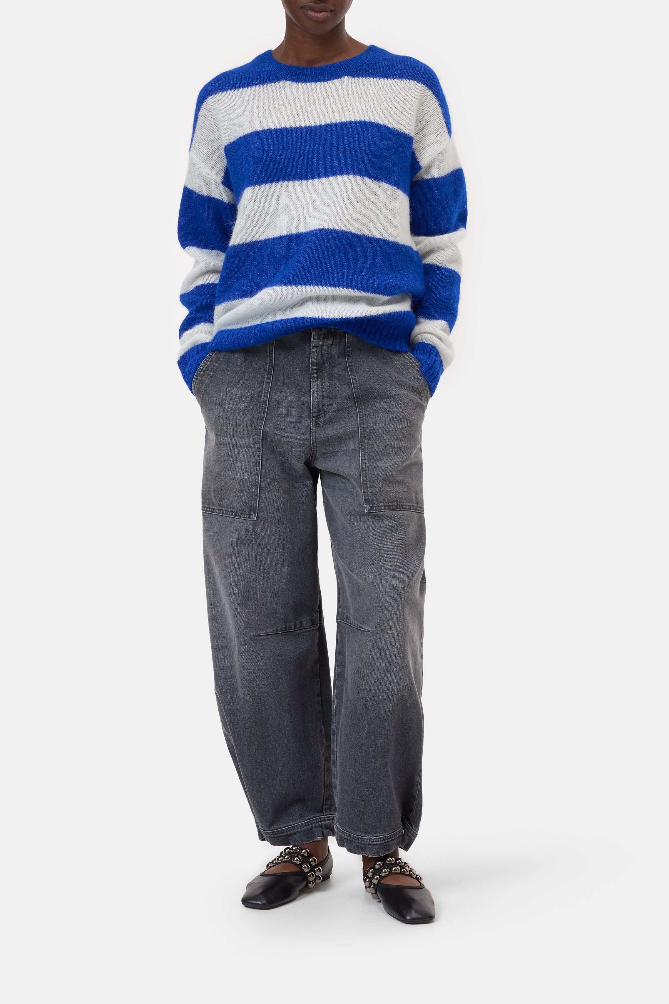 CREW NECK STRIPED
