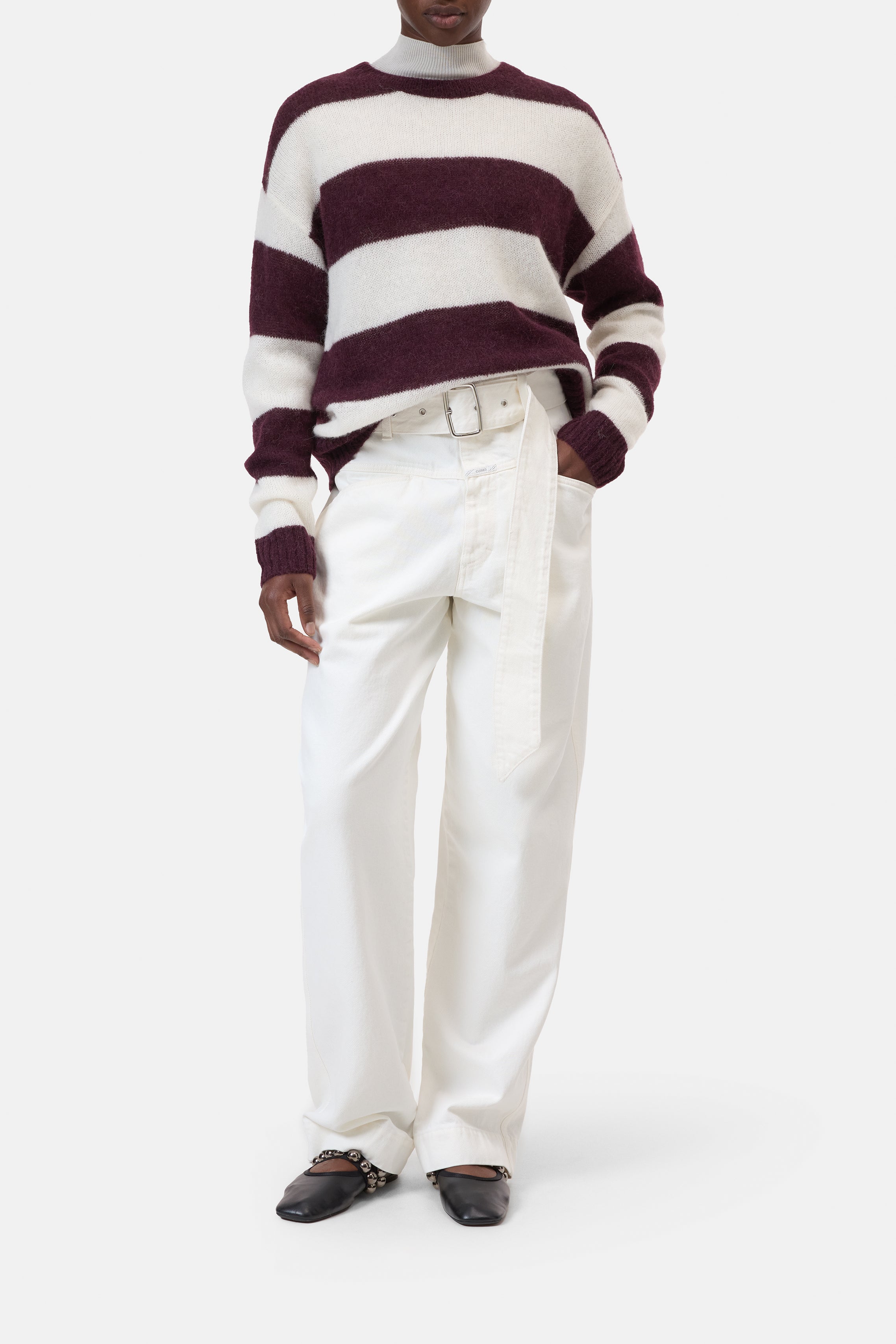CREW NECK STRIPED