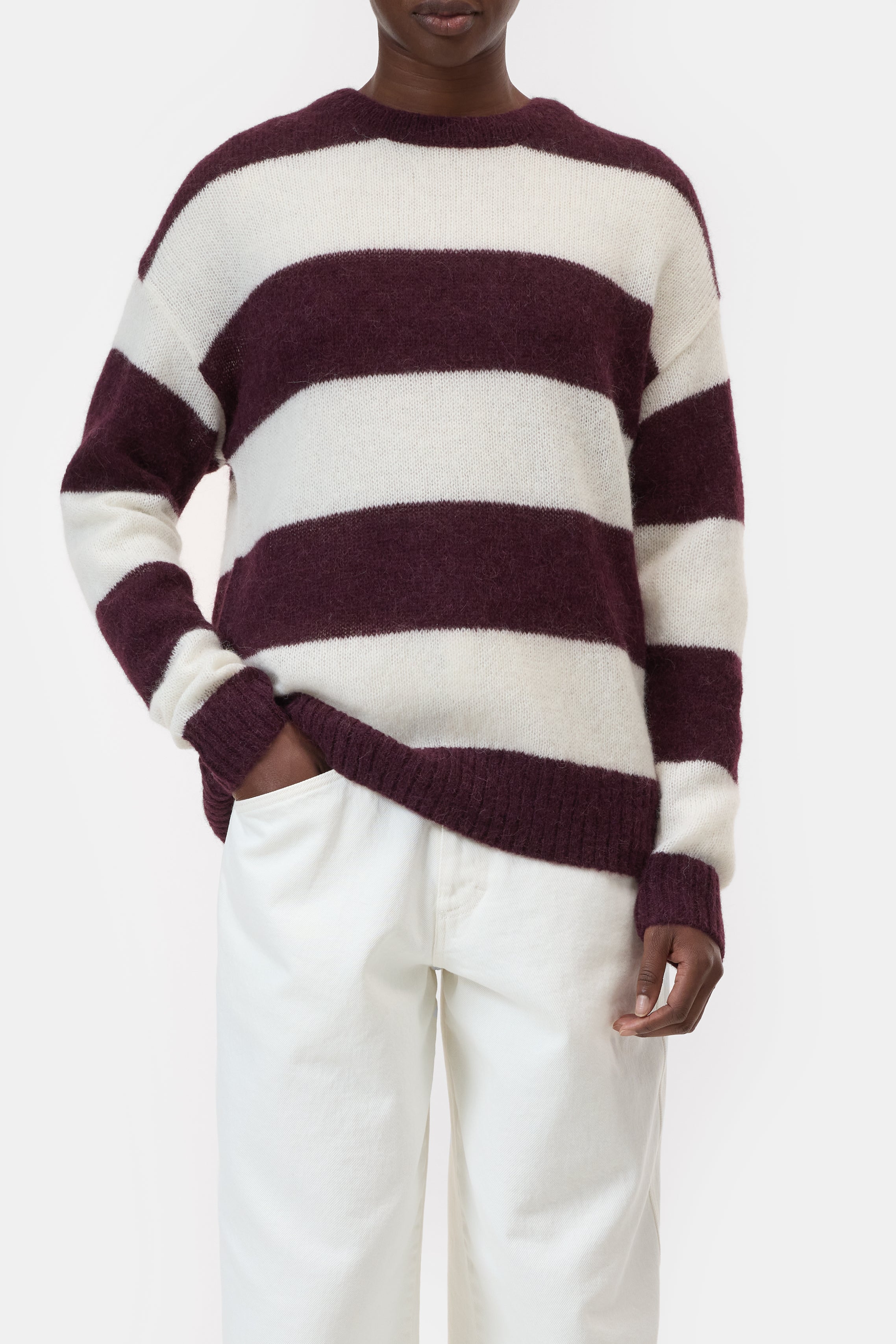 CREW NECK STRIPED