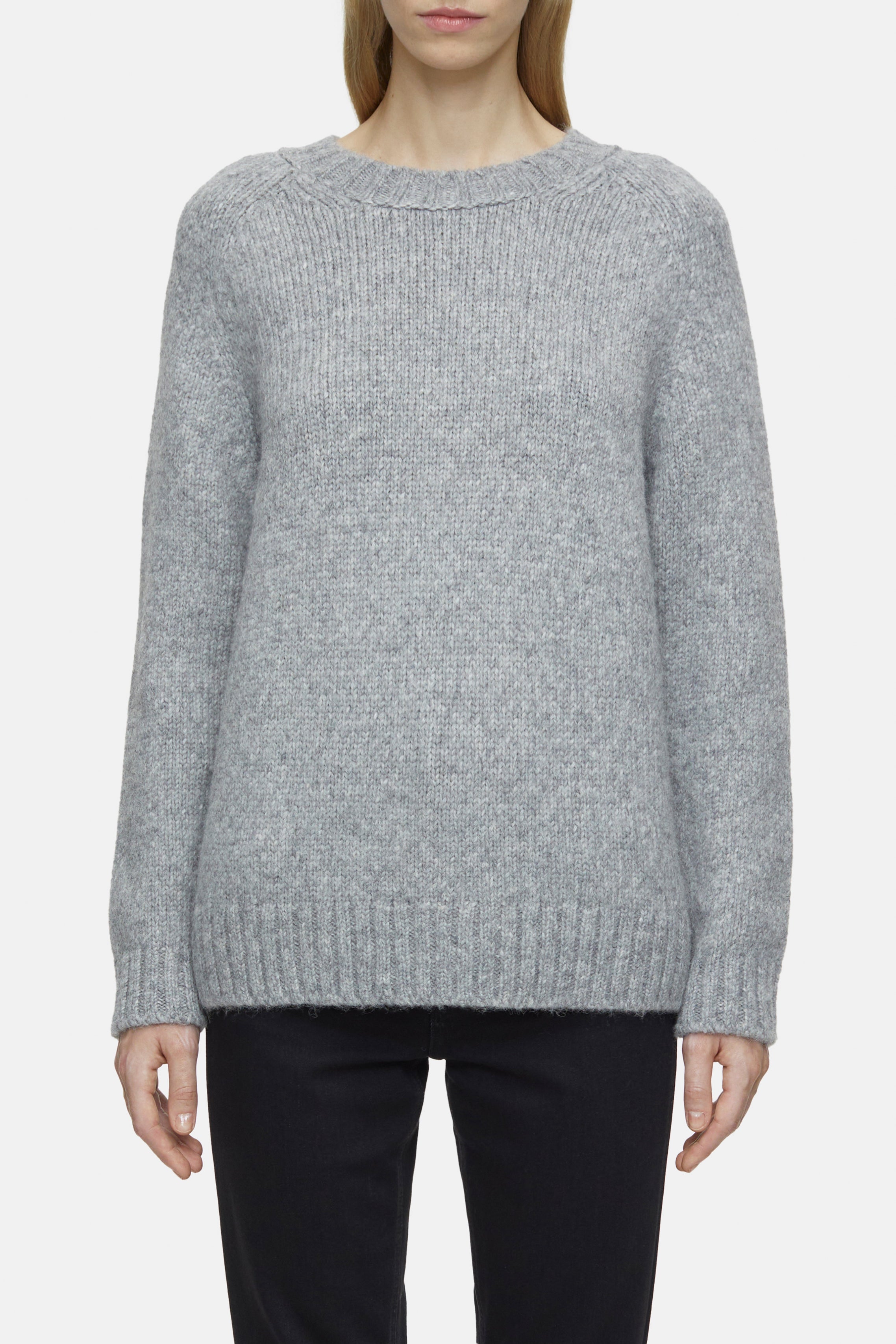 CREW NECK LONG SLEEVES KNITS