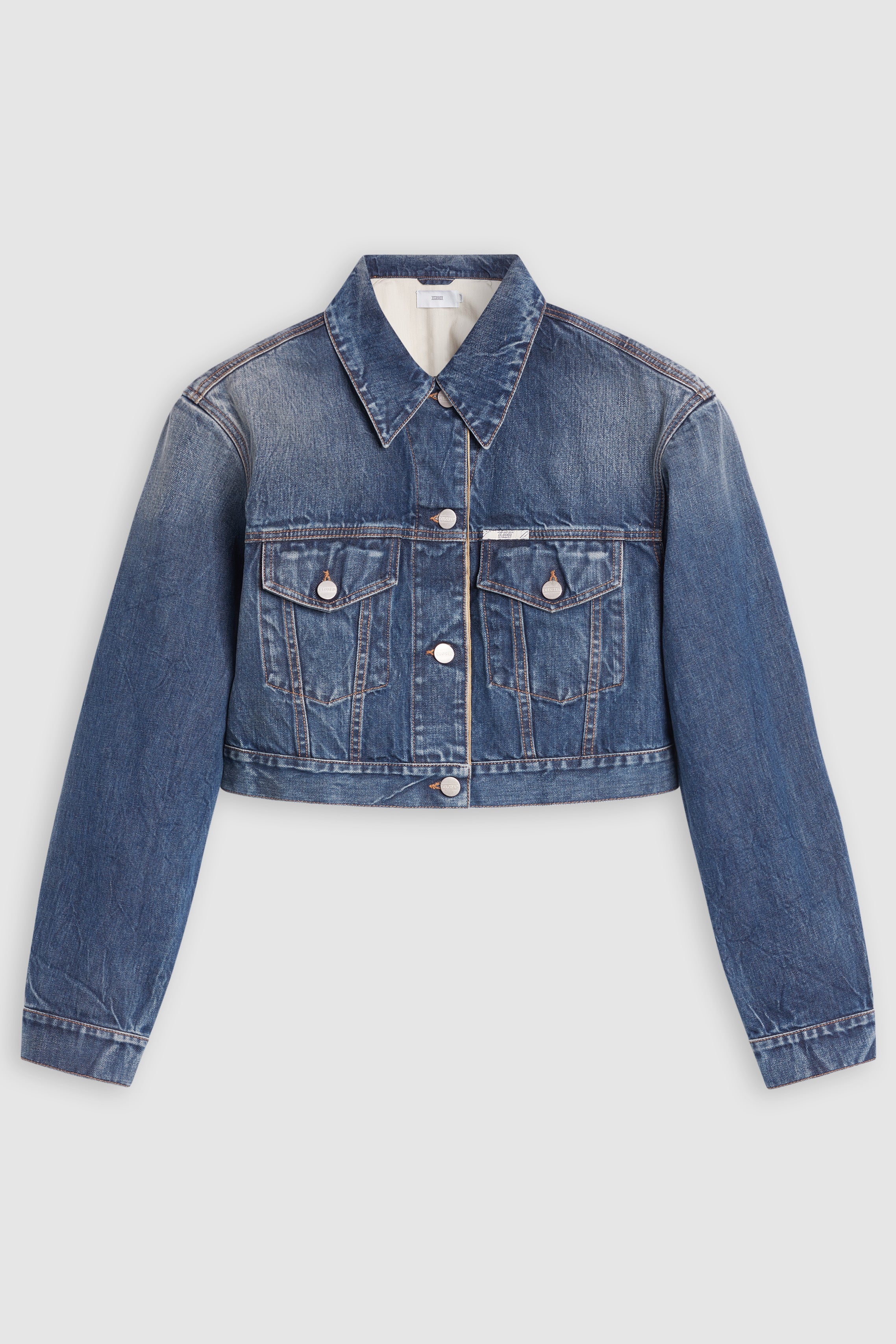 BOXY DENIM JACKET JACKETS & COATS