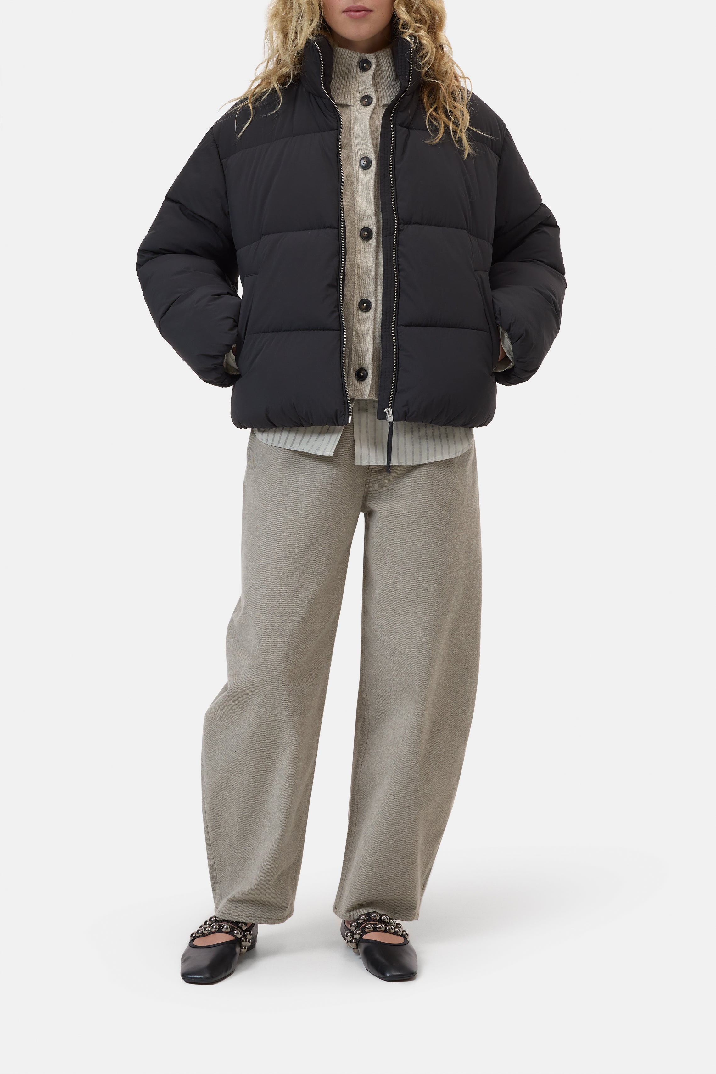 CROPPED PUFFER JACKET