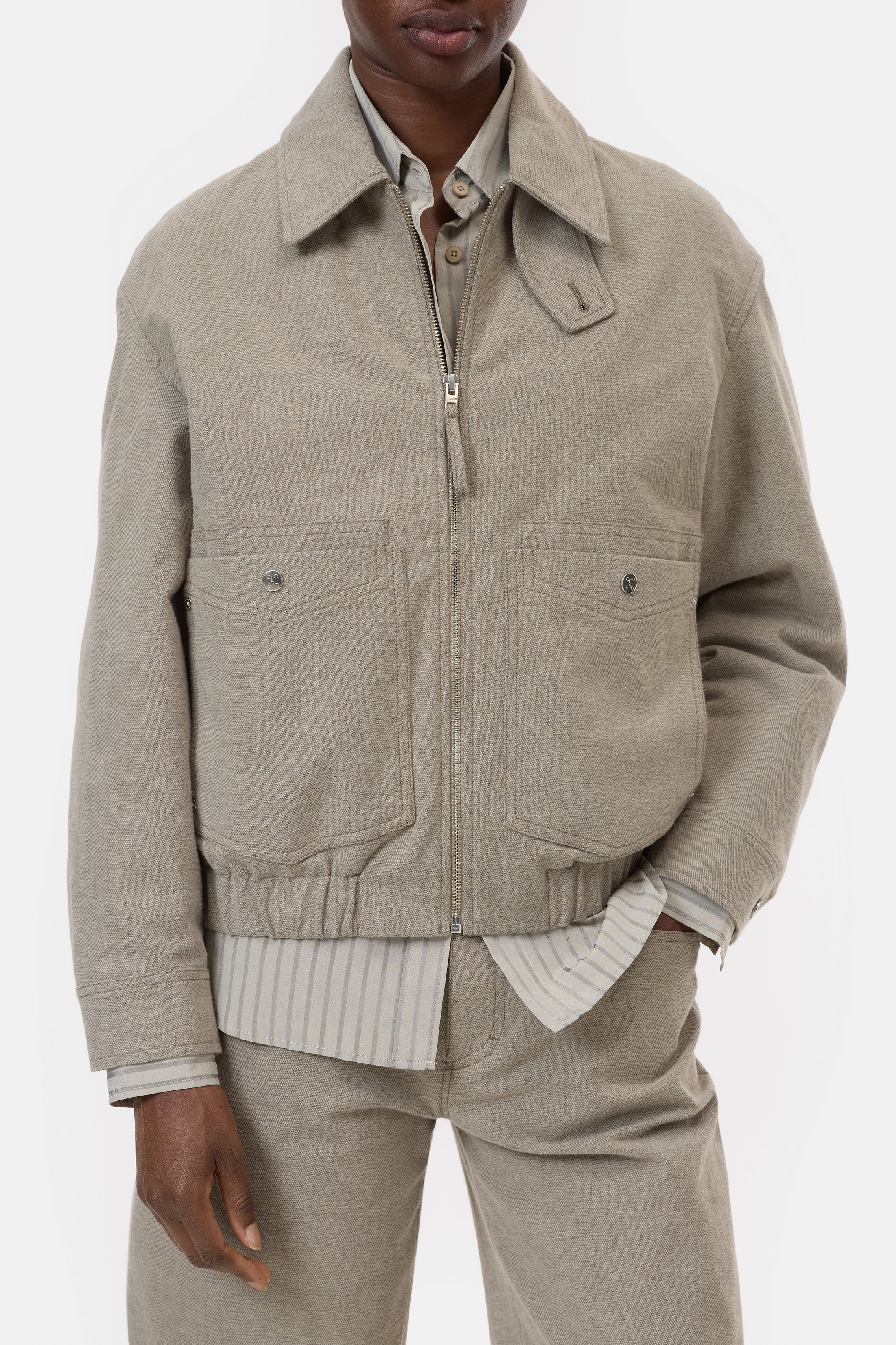 ZIPPED JACKET