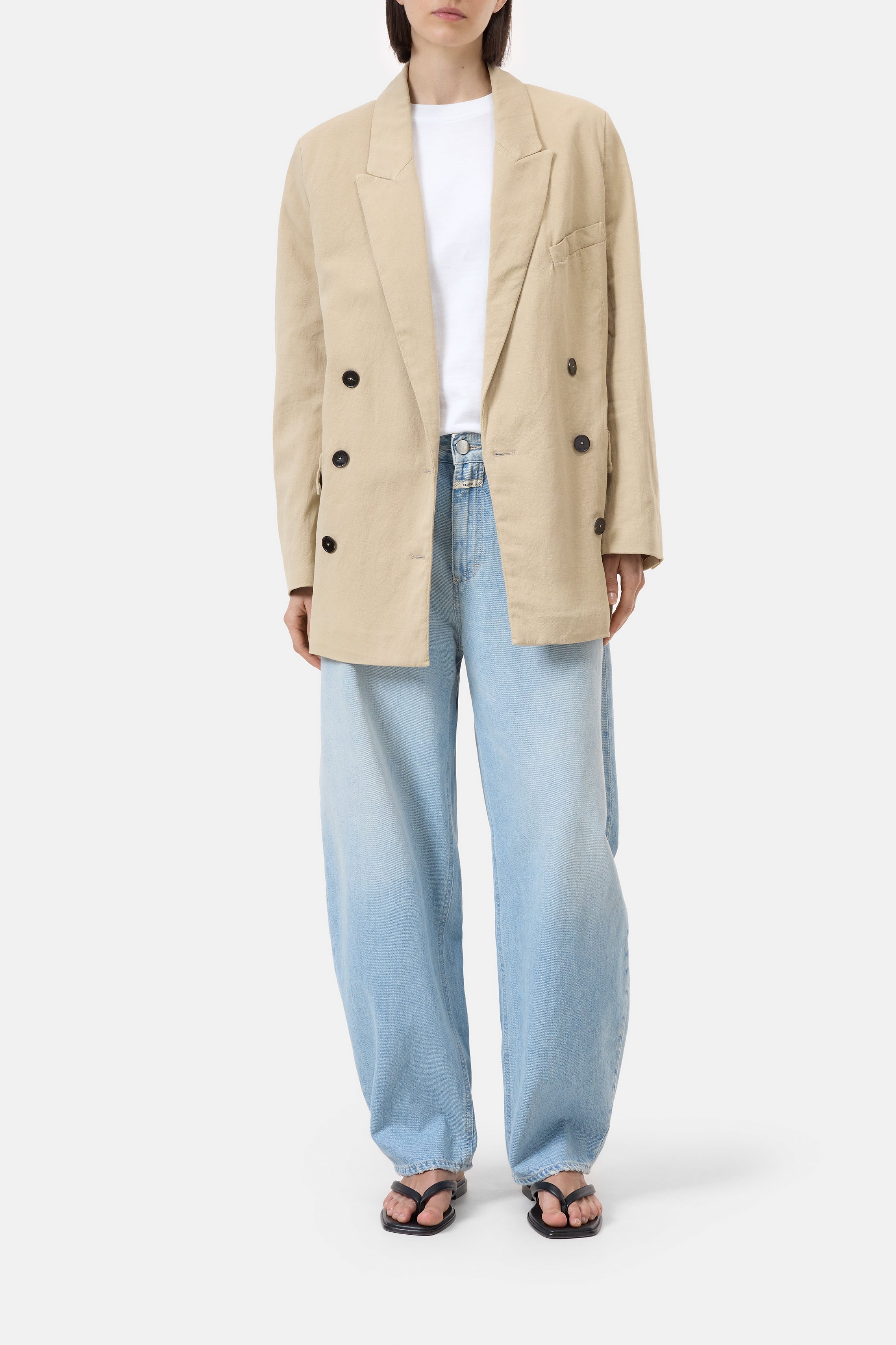 CLASSIC BLAZER-Jacken & Mäntel-Closed-XXS-SOFT BEIGE-ARCHIVIST