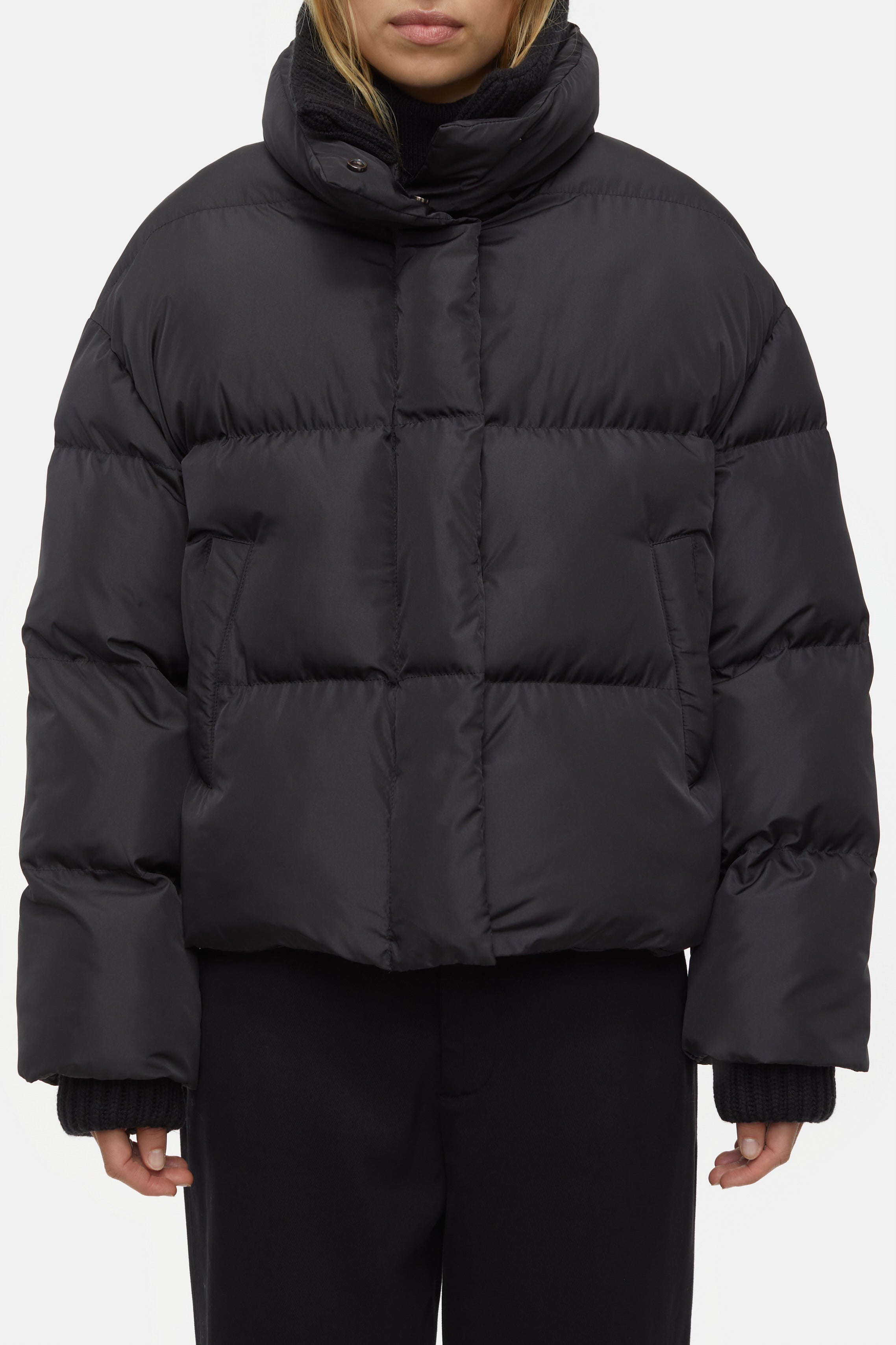 CROPPED PUFFER JACKET JACKETS & COATS