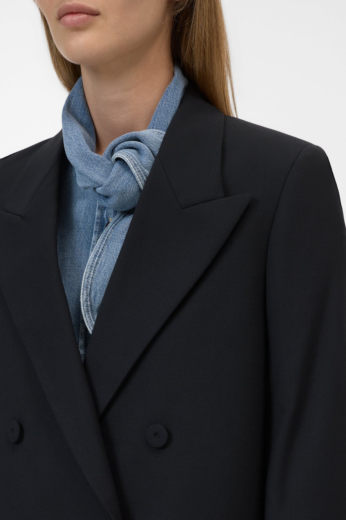 Fitted doublebreasted blazer