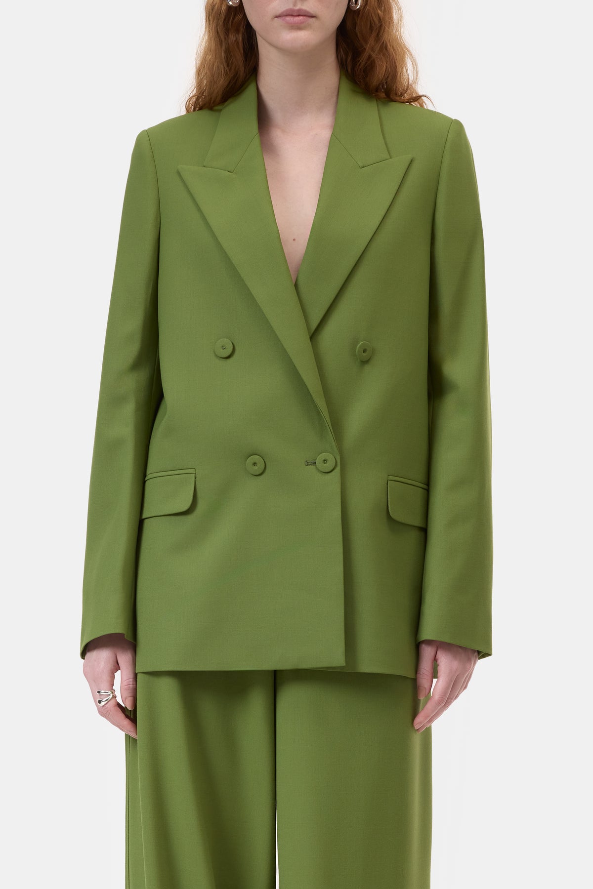 Fitted doublebreasted blazer