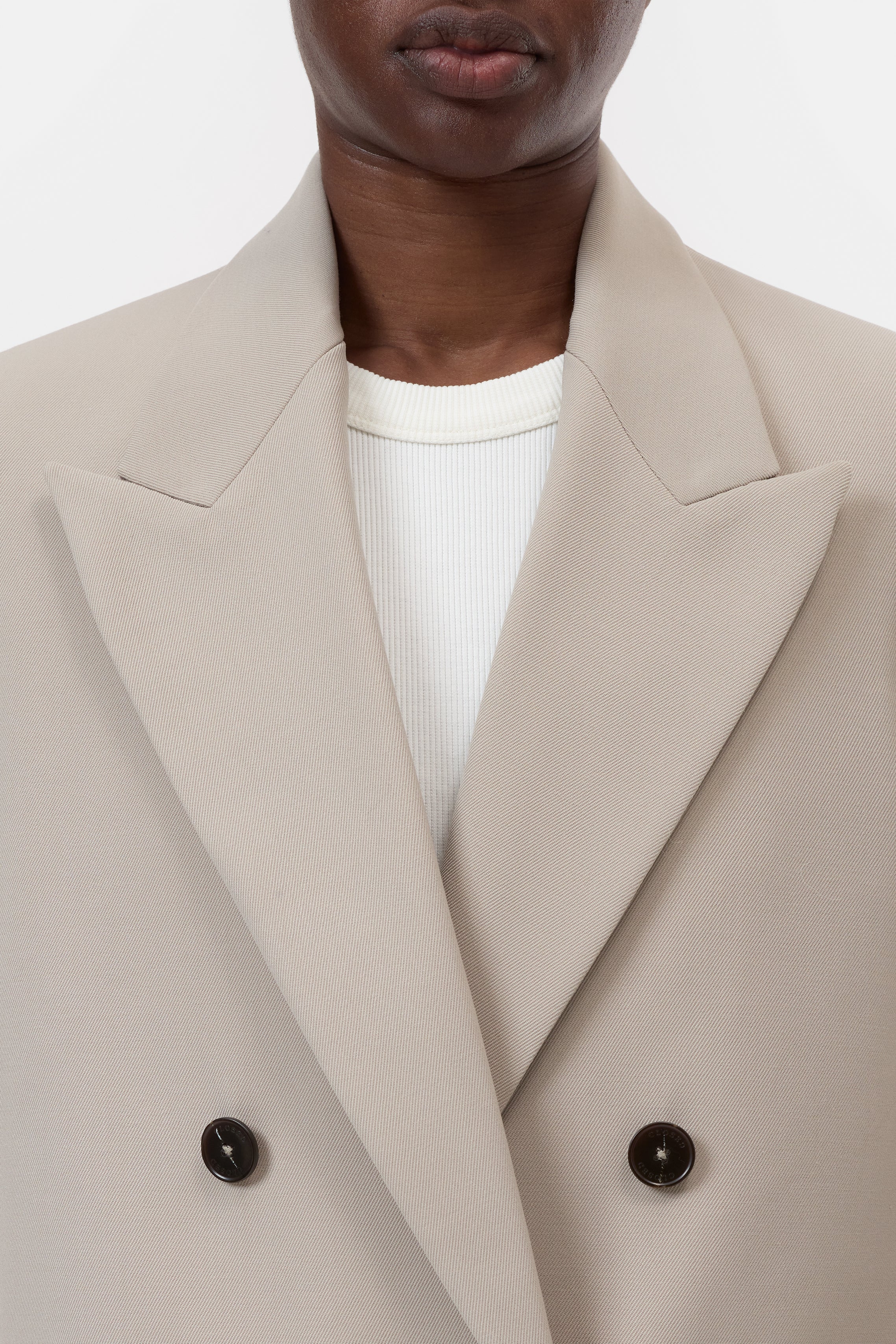 FITTED DOUBLEBREASTED BLAZER