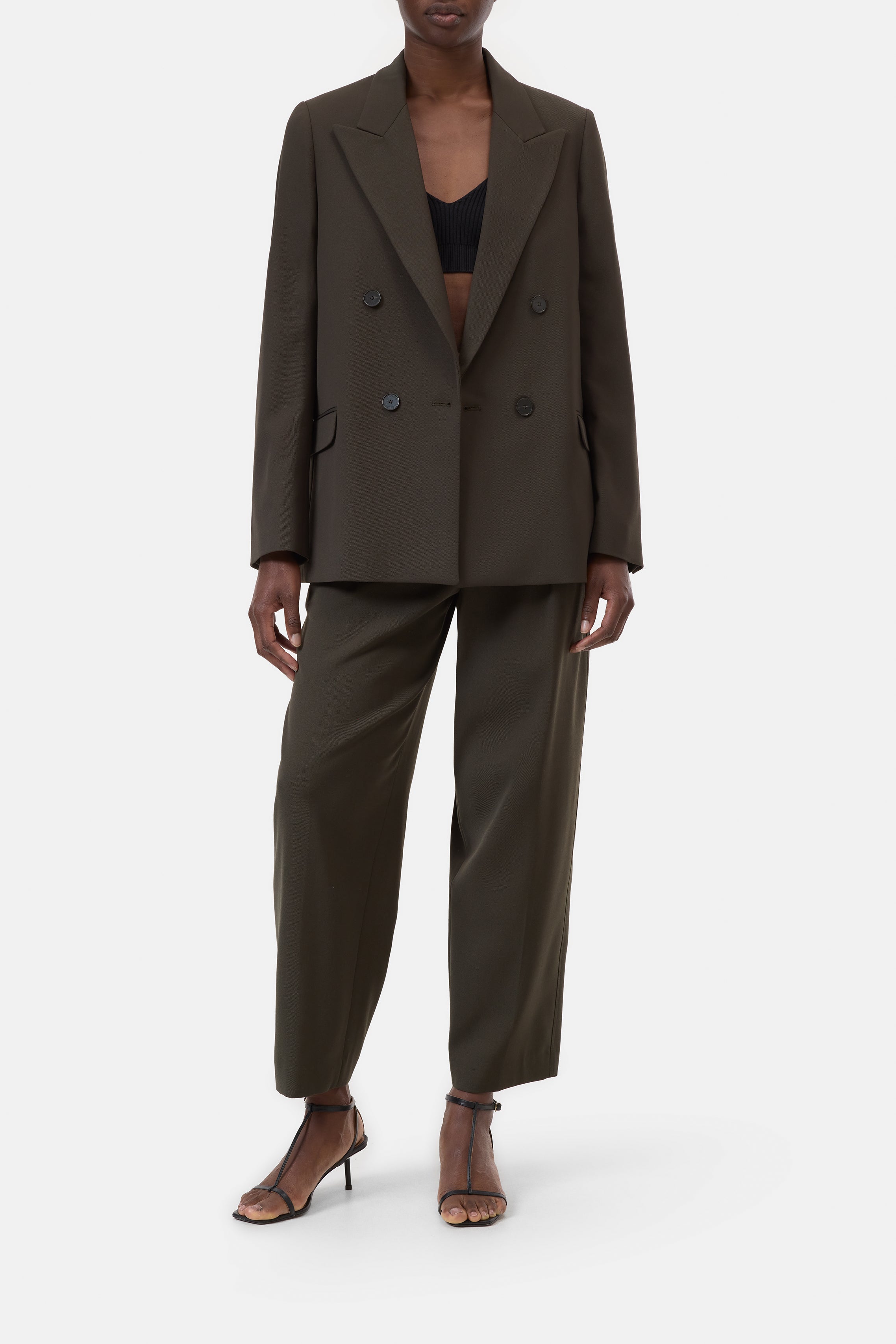 FITTED DOUBLEBREASTED BLAZER