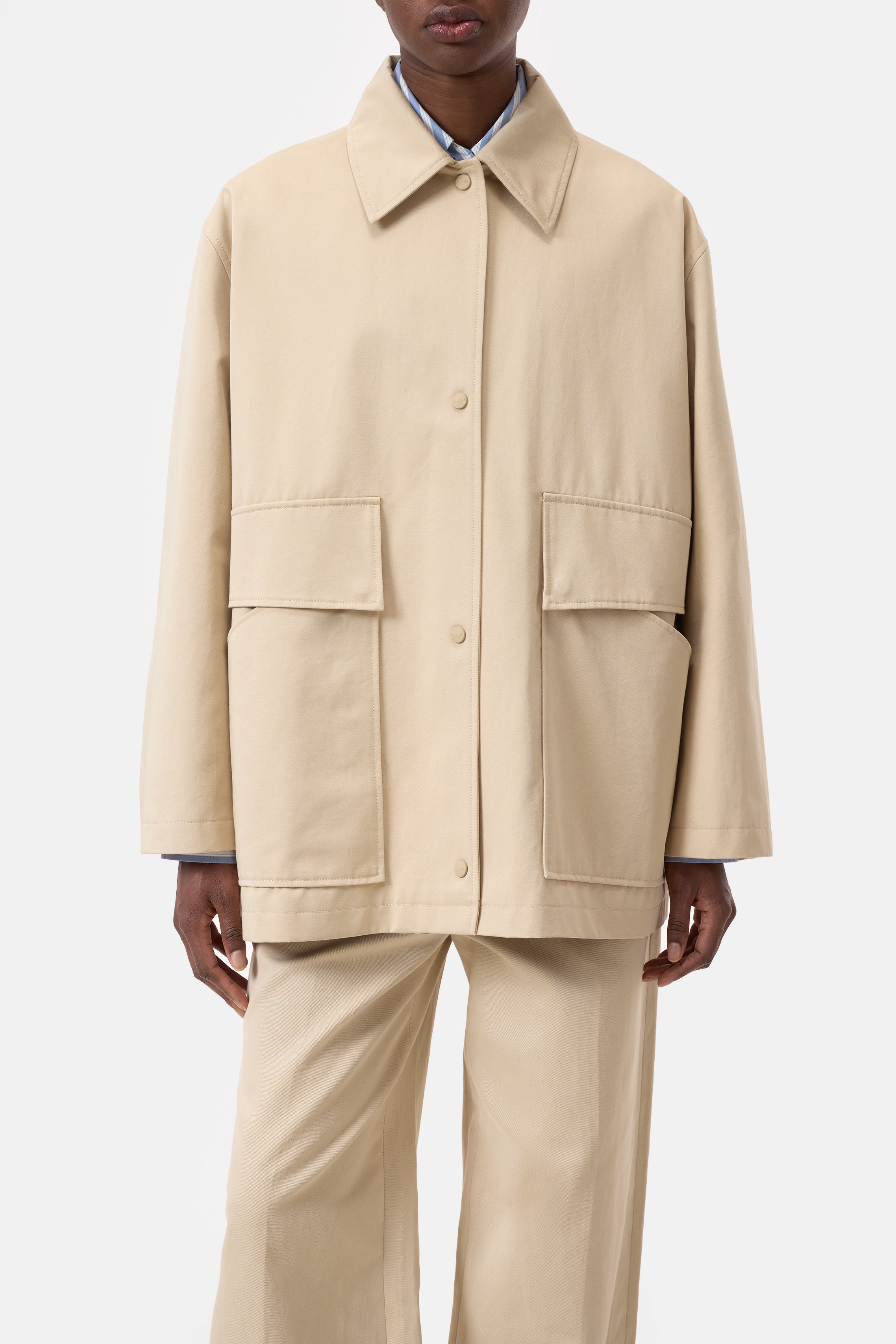 SHORT COAT-Jacken & Mäntel-Closed-XXS-DESERT BEIGE-ARCHIVIST